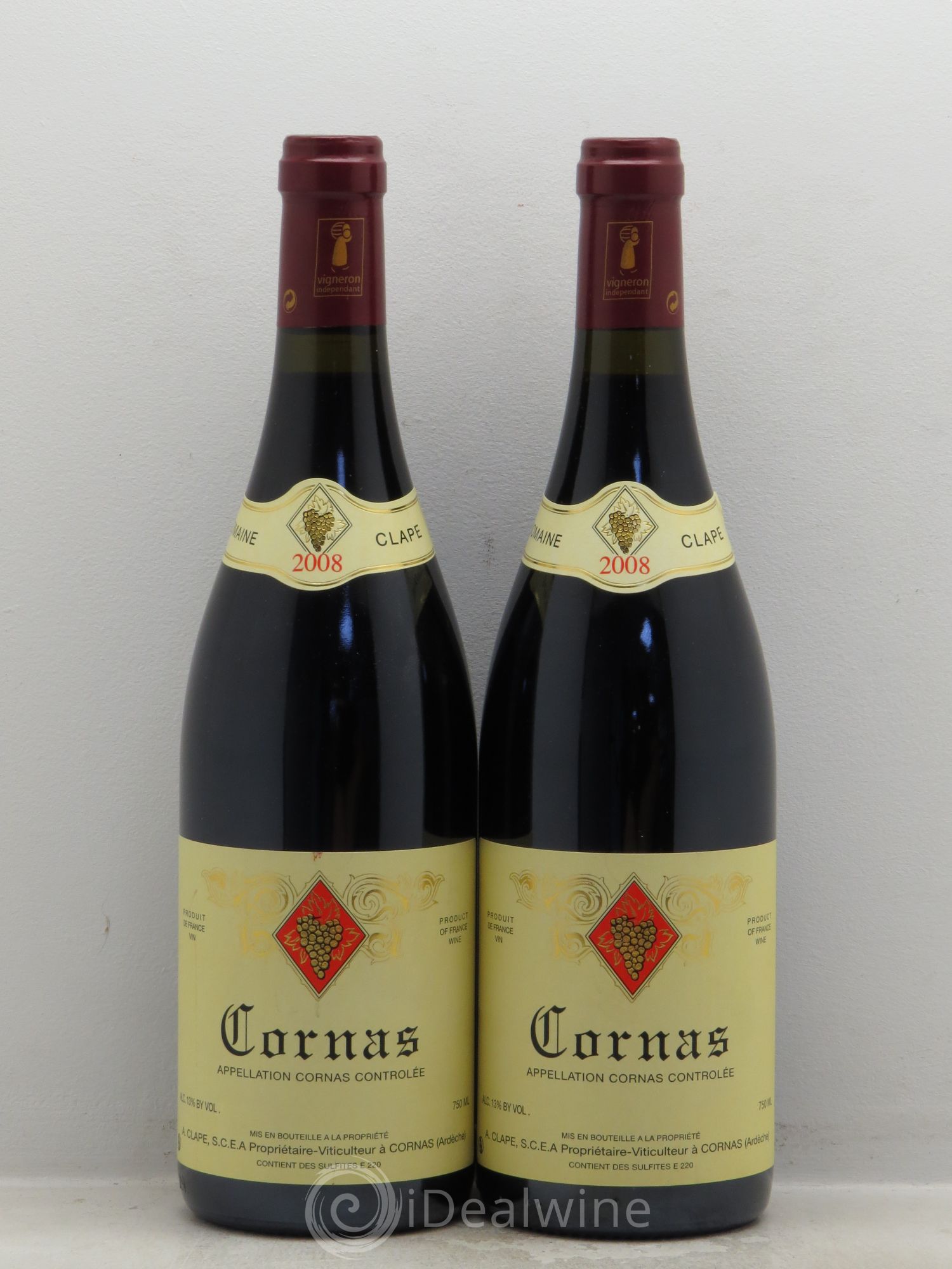 Cornas Auguste Clape 2008 - Lot de 2 bouteilles - 0