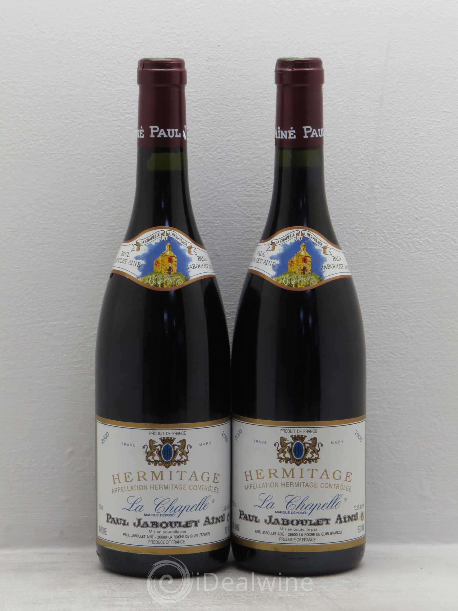 Hermitage La Chapelle Paul Jaboulet Ainé 2000 - Lot de 2 bouteilles - 0
