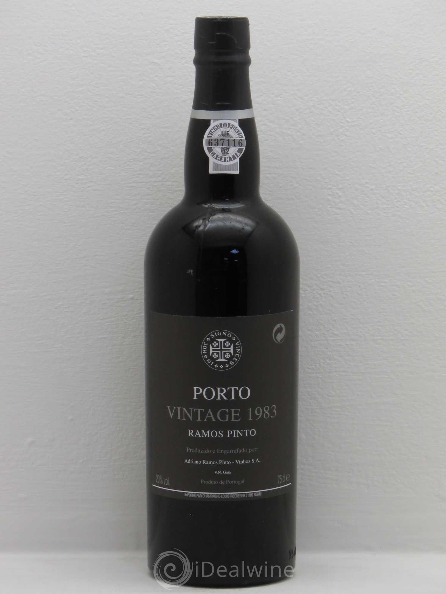 Porto Porto ramos Pinto 1983 - Posten von 1 Flasche - 0