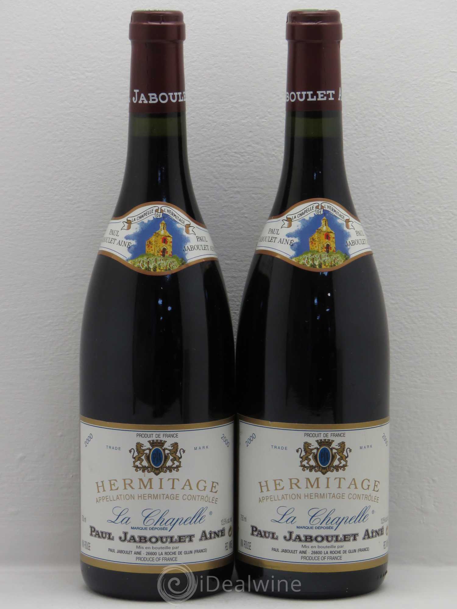 Hermitage La Chapelle Paul Jaboulet Ainé 2000 - Lot de 2 bouteilles - 0