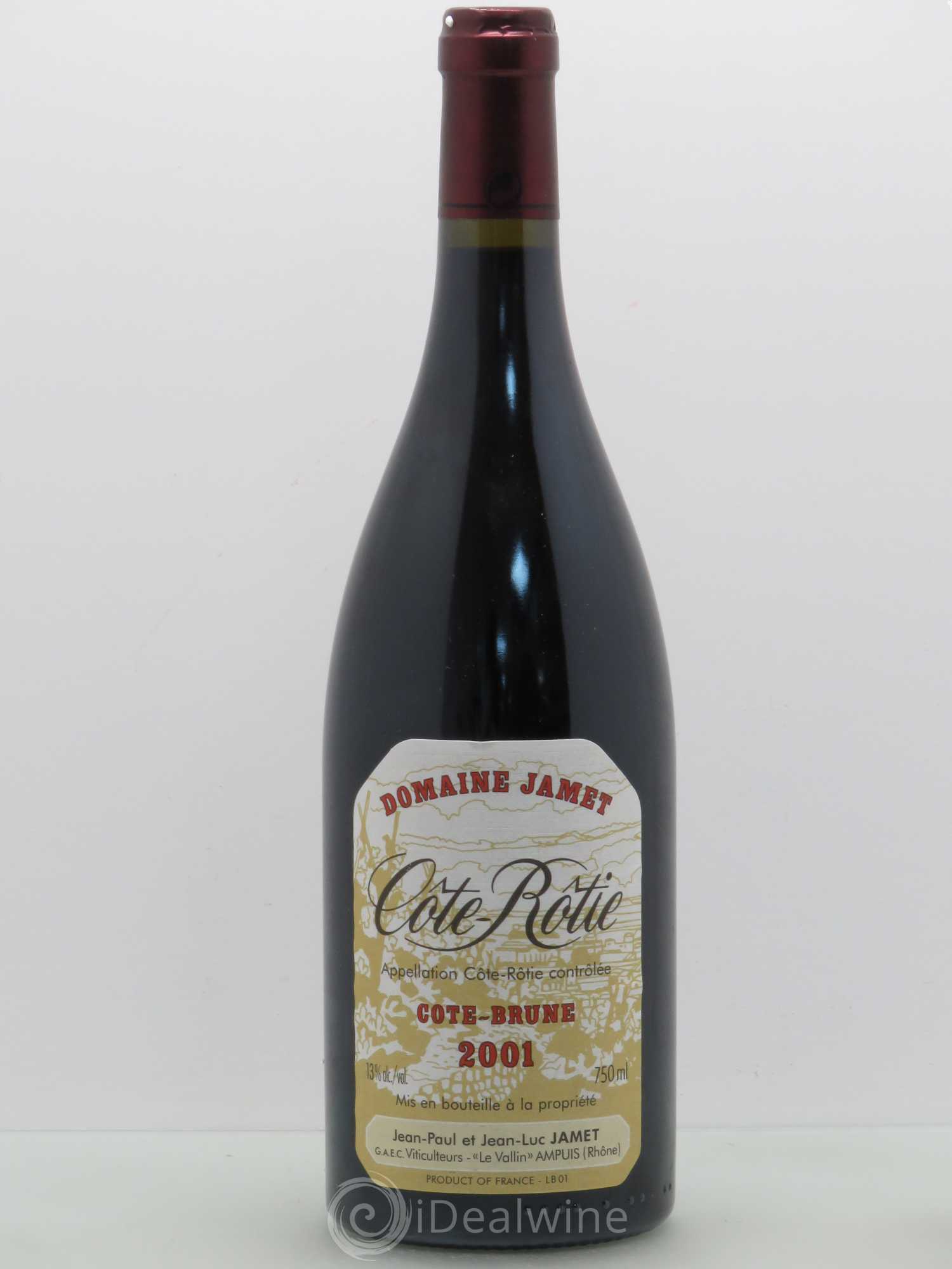 Côte-Rôtie Côte Brune Jamet (Domaine) 2001 - Lot de 1 bouteille - 0