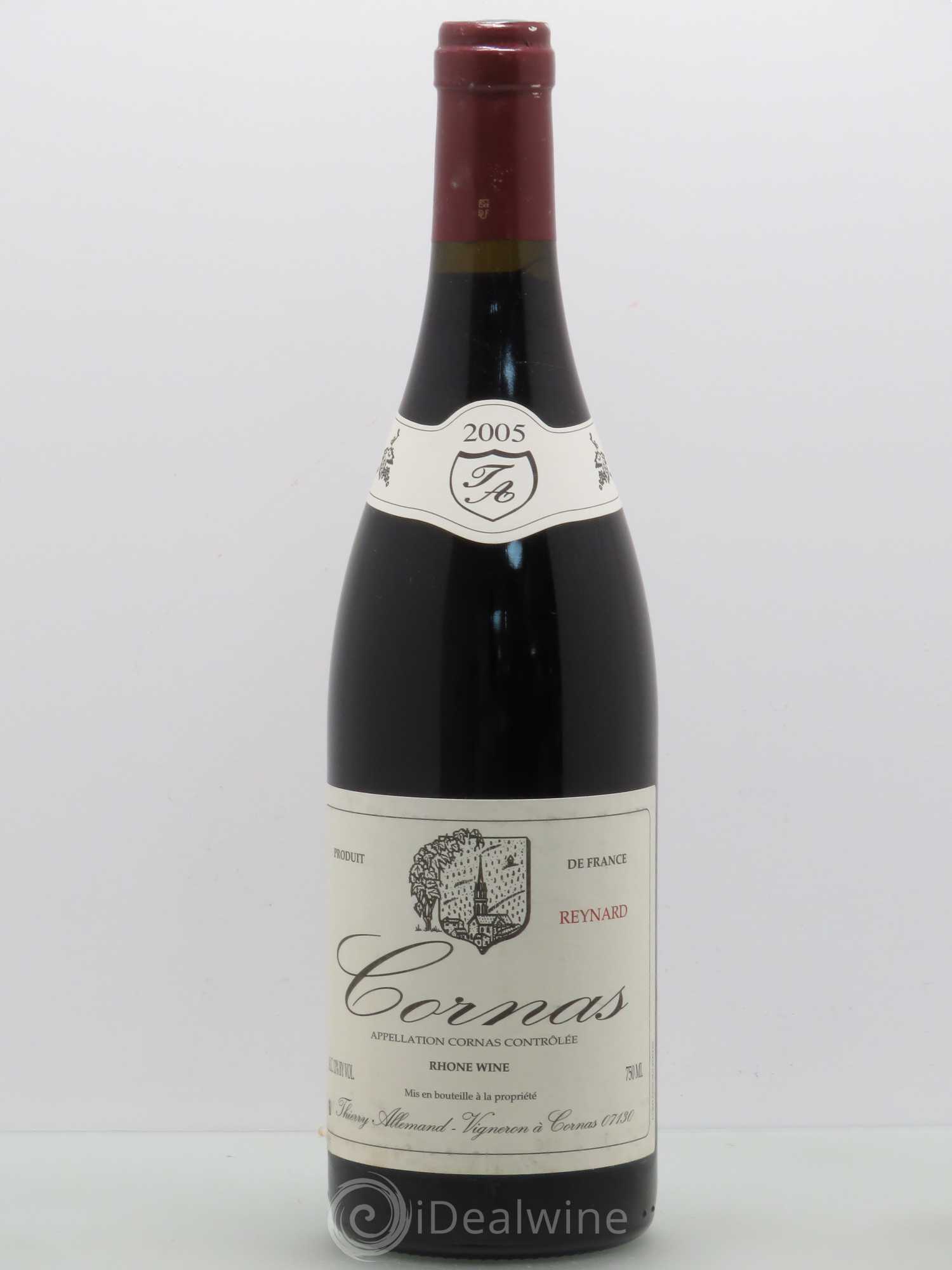 Cornas Reynard Thierry Allemand 2005 - Lot de 1 bouteille - 0