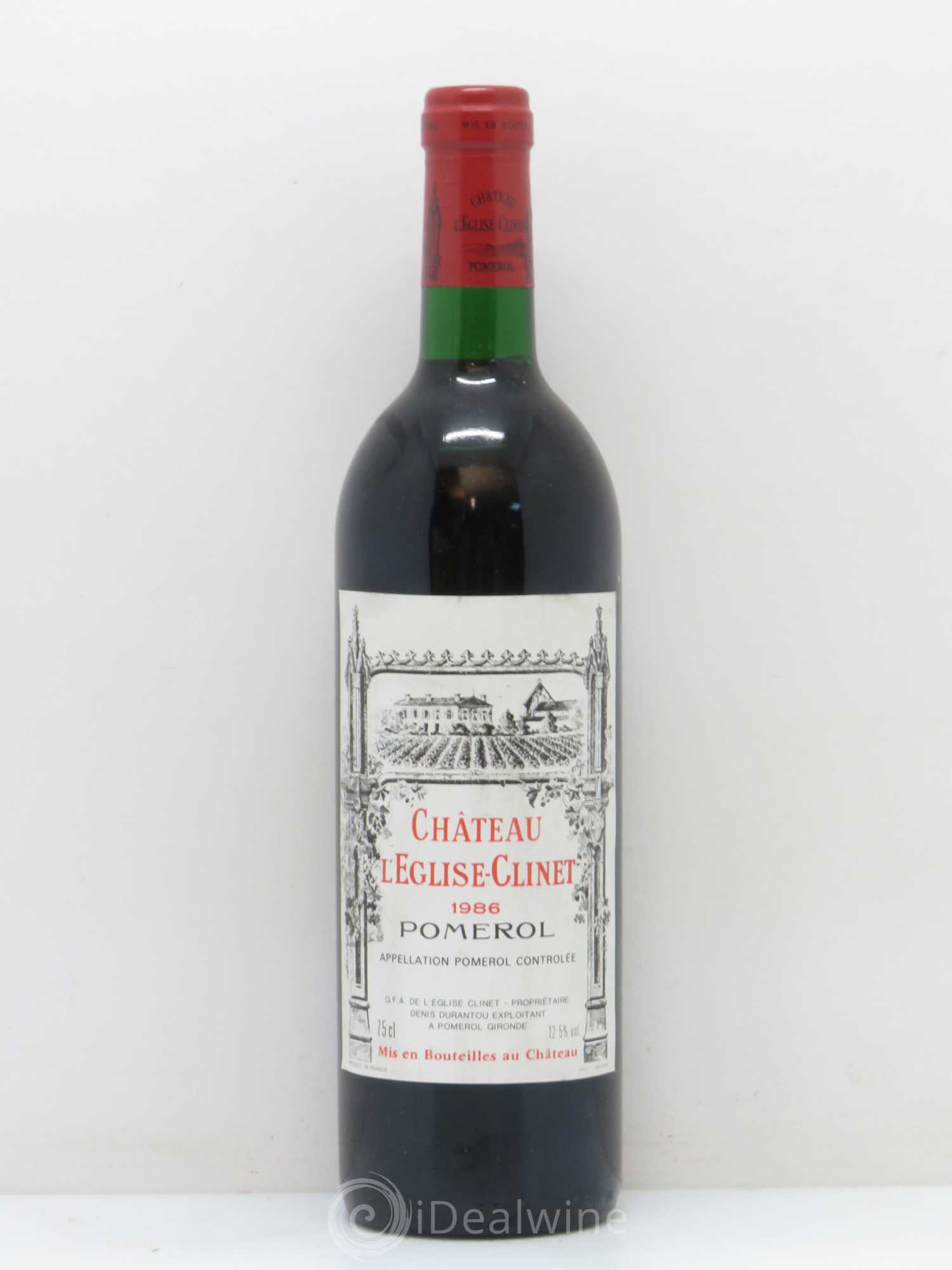 Château l' Église Clinet 1986 - Lot de 1 bouteille - 0