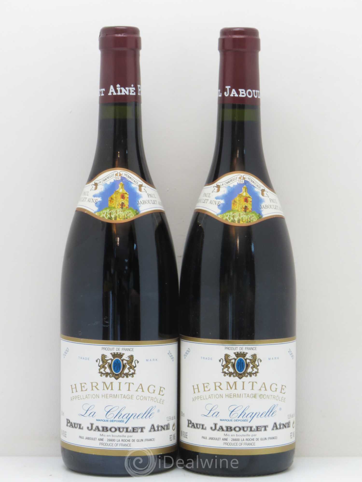 Hermitage La Chapelle Paul Jaboulet Ainé 2000 - Lot de 2 bouteilles - 0