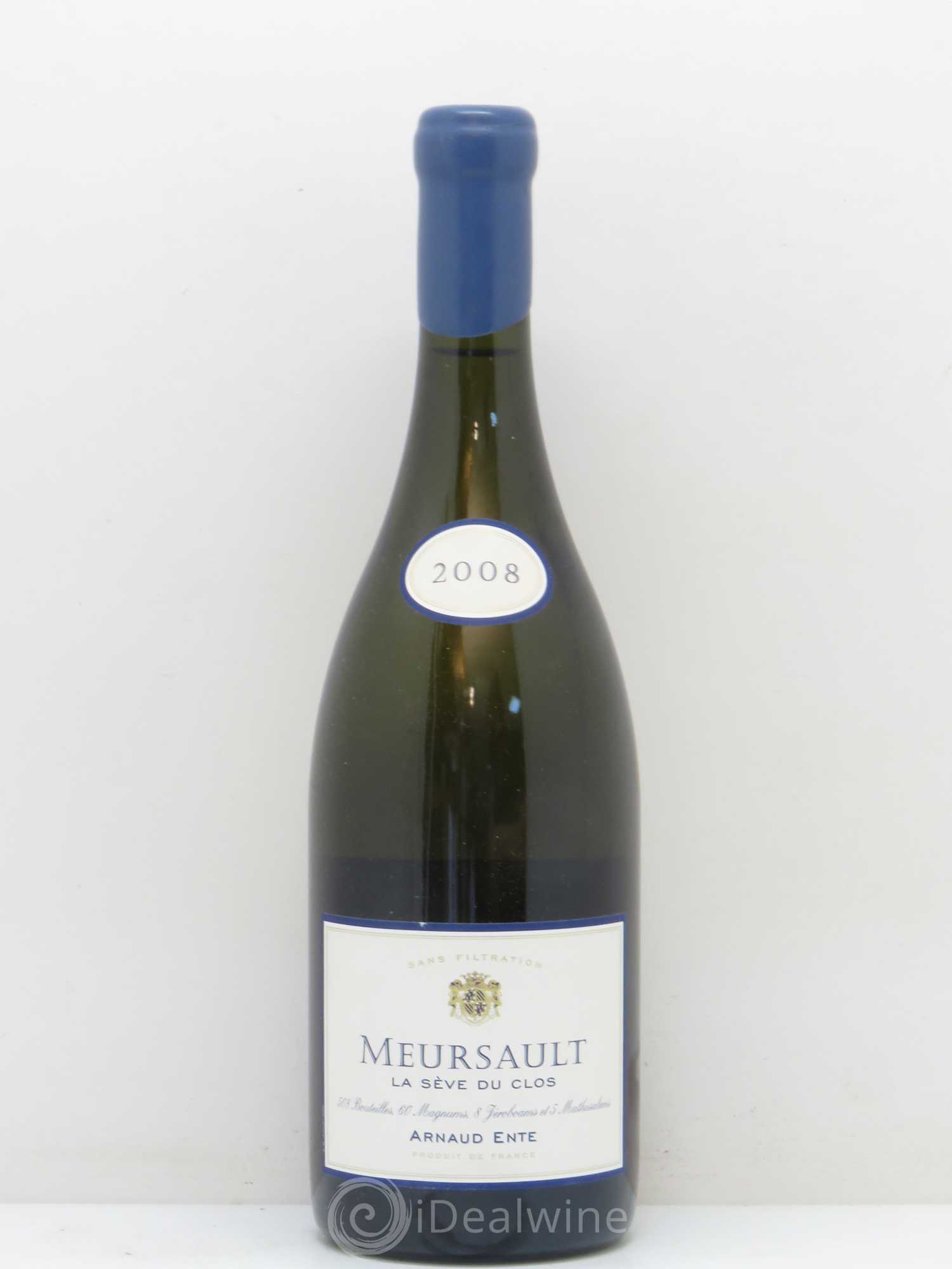Meursault La sève du Clos Arnaud Ente 2008 - Posten von 1 Flasche - 0