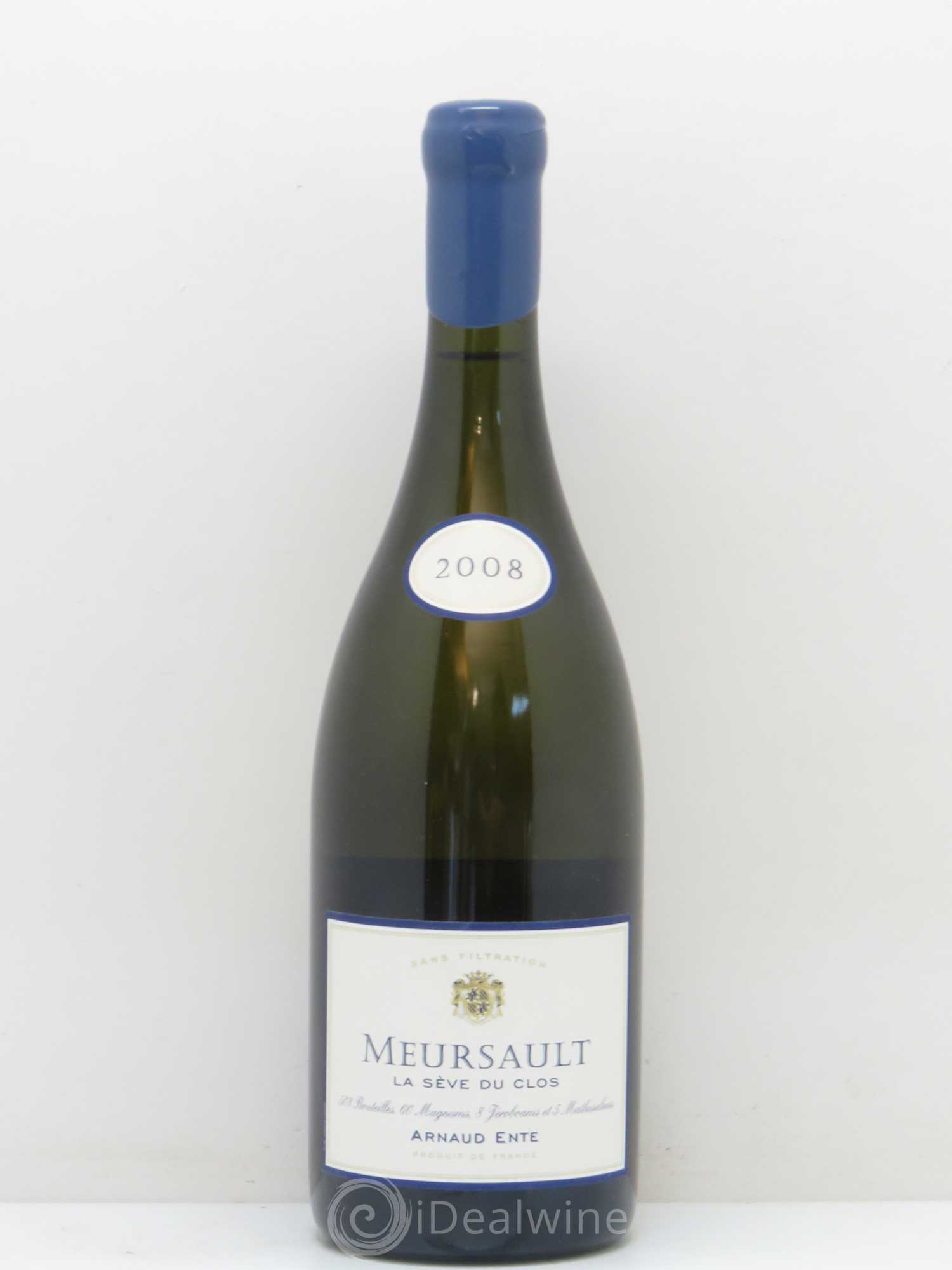 Meursault La sève du Clos Arnaud Ente 2008 - Posten von 1 Flasche - 0