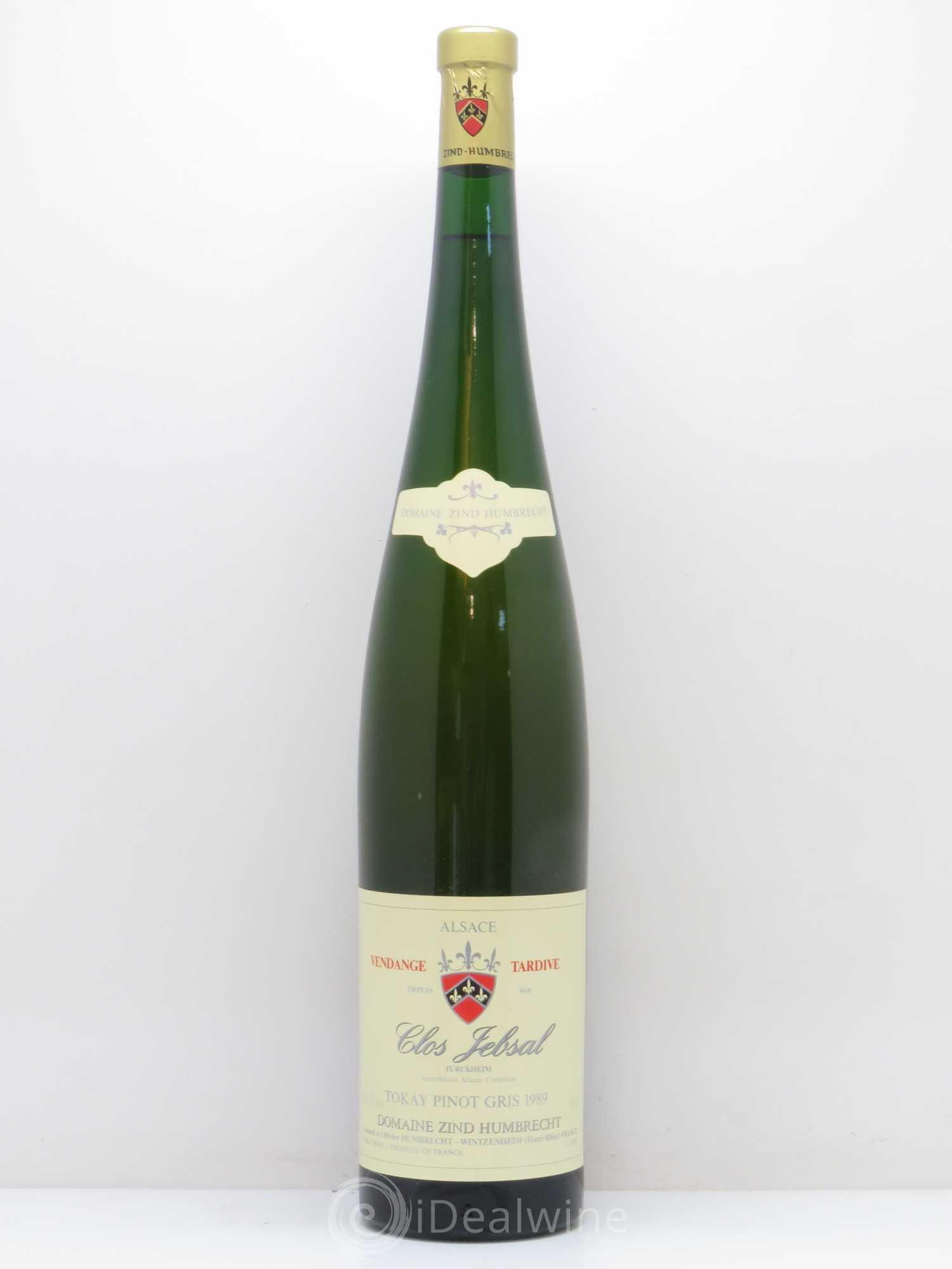 Alsace Pinot Gris Clos Jebsal Vendanges Tardives Zind-Humbrecht (Domaine) 1989 - Lotto di 1 magnum - 0