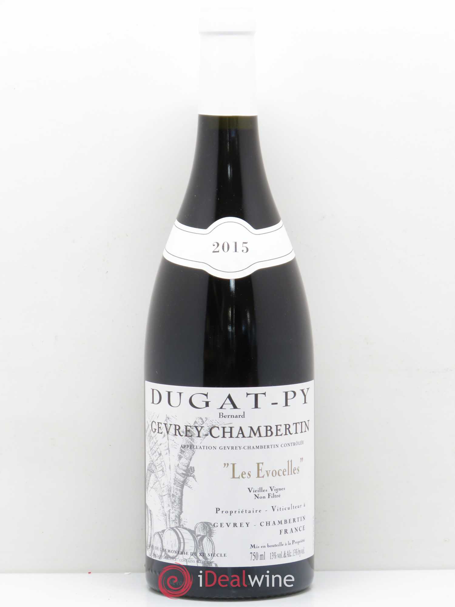 Gevrey-Chambertin Les Evocelles Vieilles Vignes Dugat-Py Vieilles Vignes 2015 - Lot de 1 bouteille - 0