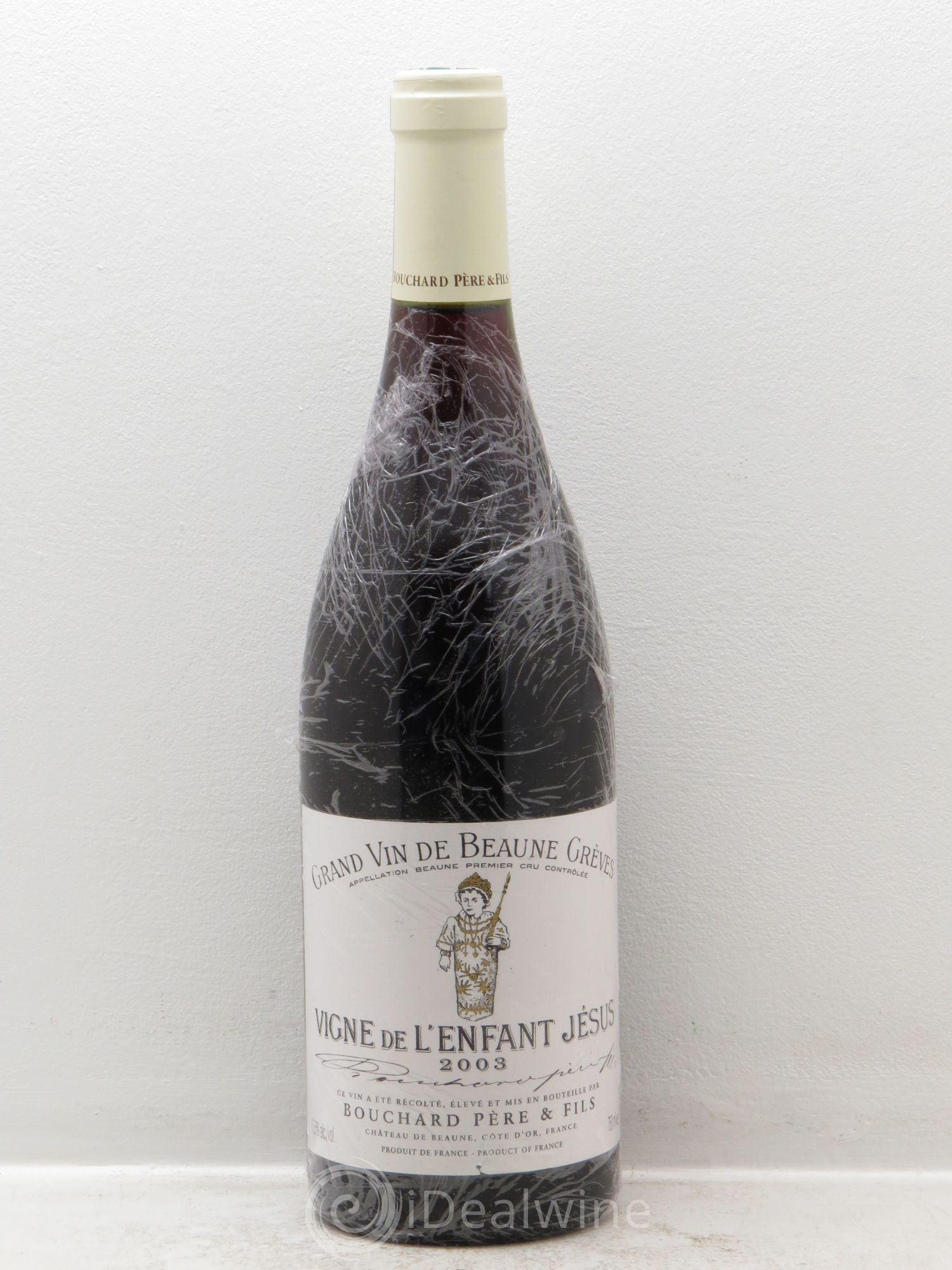 Beaune 1er Cru Grèves - Vigne de l'Enfant Jésus Bouchard Père & Fils 2003 - Lot de 1 bouteille - 0