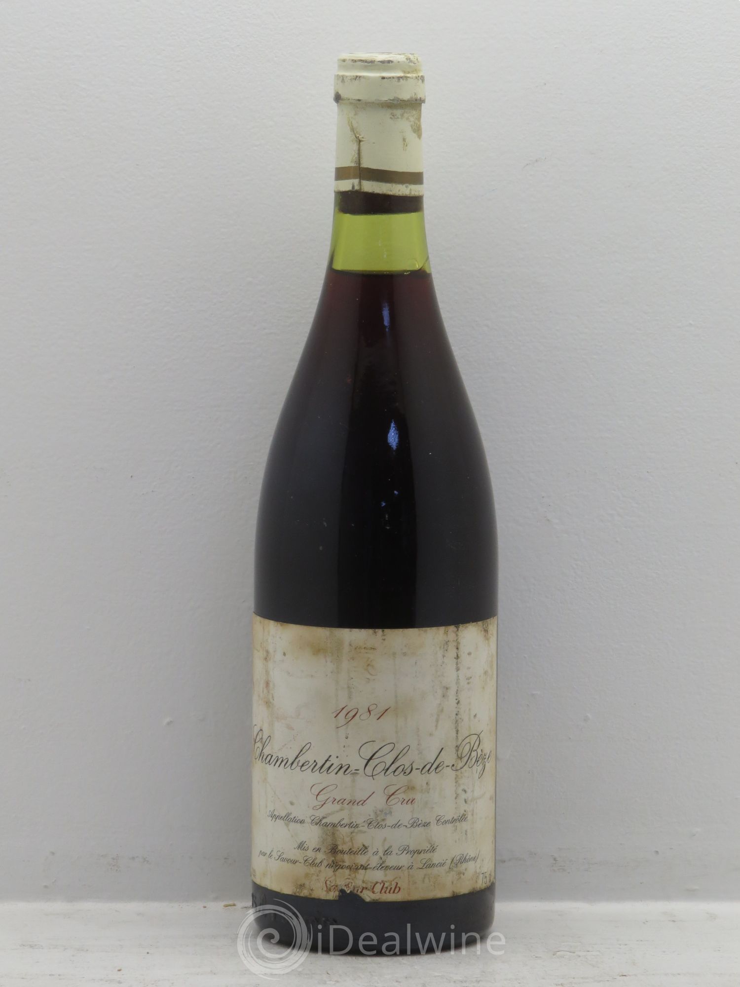 Chambertin Clos de Bèze Grand Cru (sans prix de réserve) Savour Club 1981 - Posten von 1 Flasche - 0