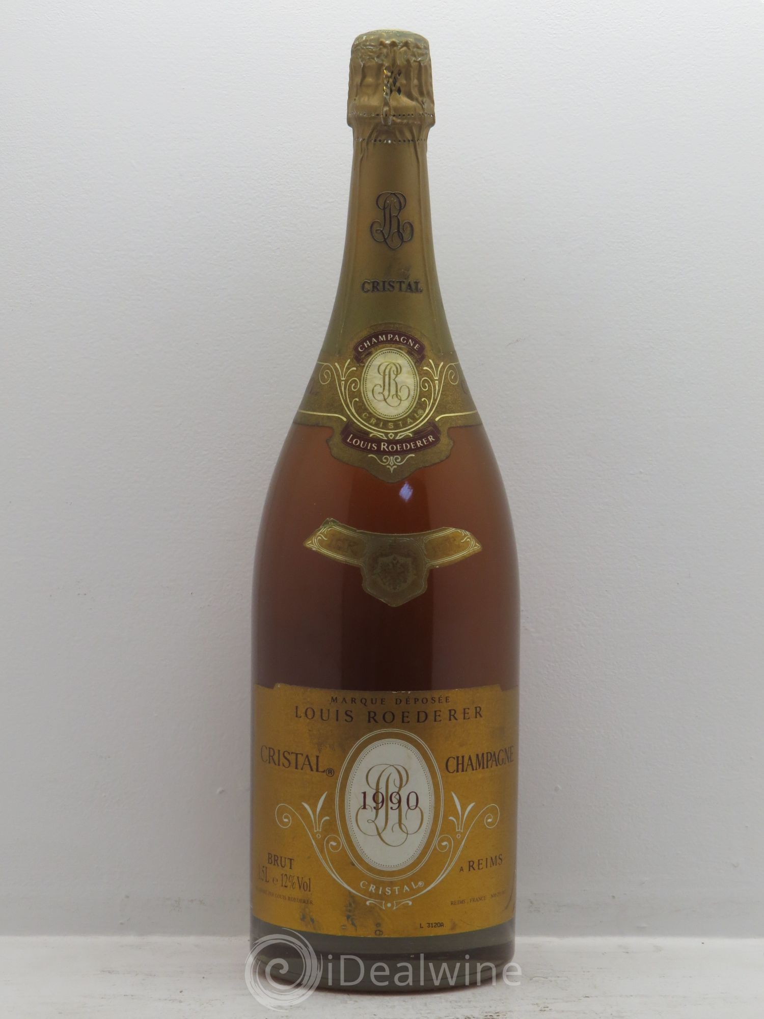 Cristal Louis Roederer 1990 - Lot de 1 magnum - 0
