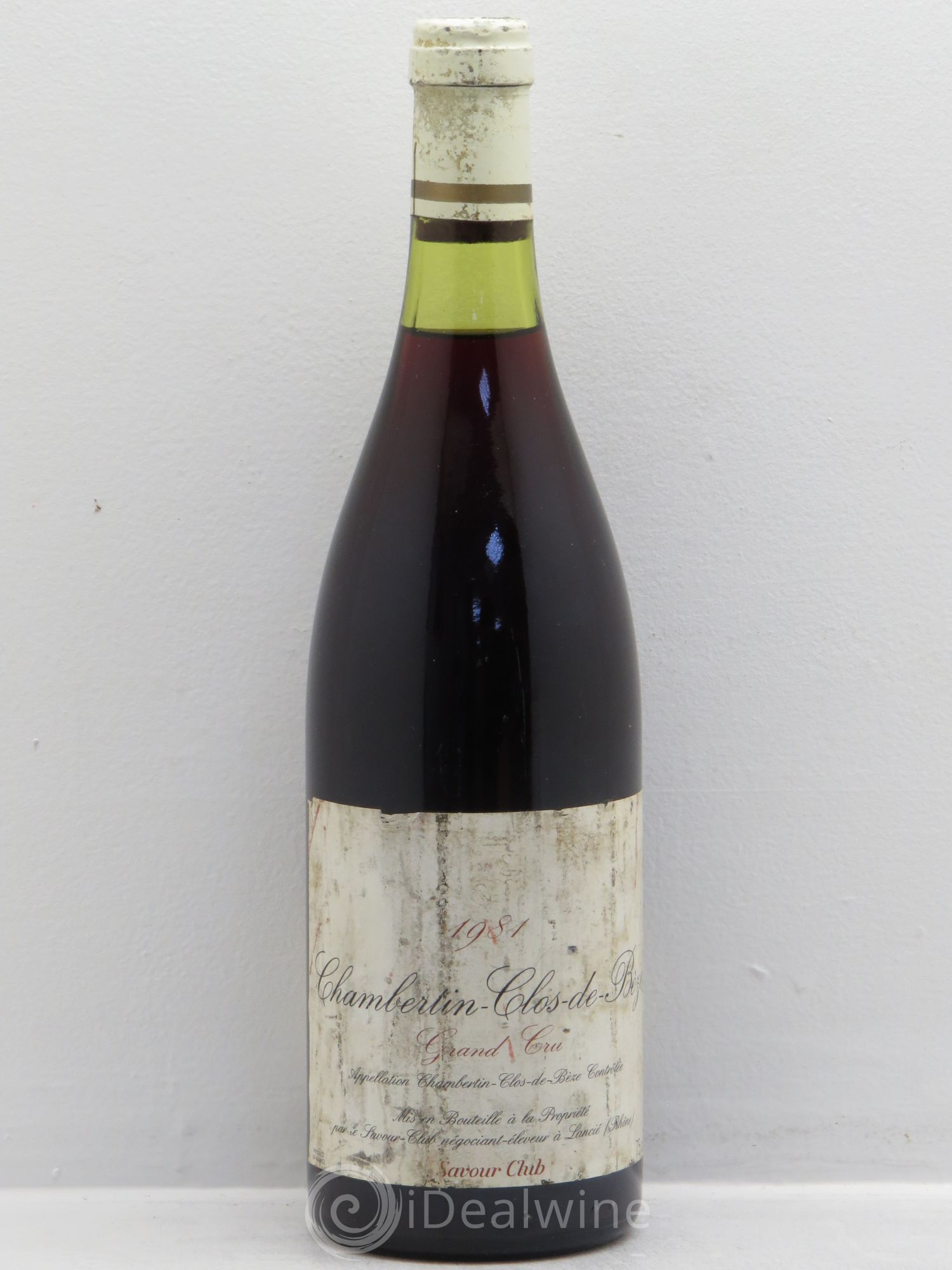 Chambertin Clos de Bèze Grand Cru Savour Club (sans prix de réserve) 1981 - Posten von 1 Flasche - 0