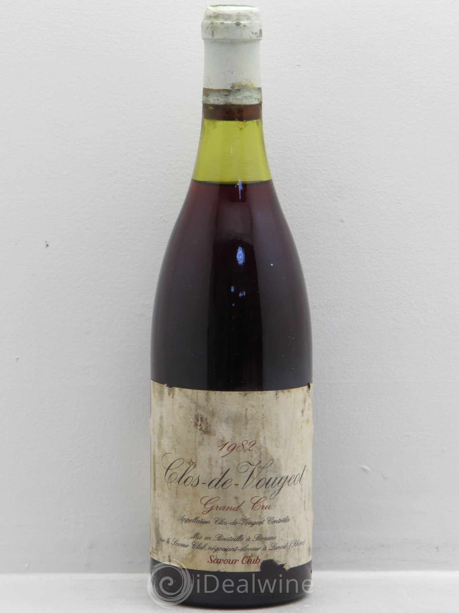 Clos de Vougeot Grand Cru (sans prix de réserve) 1982 - Lot de 1 bouteille - 0