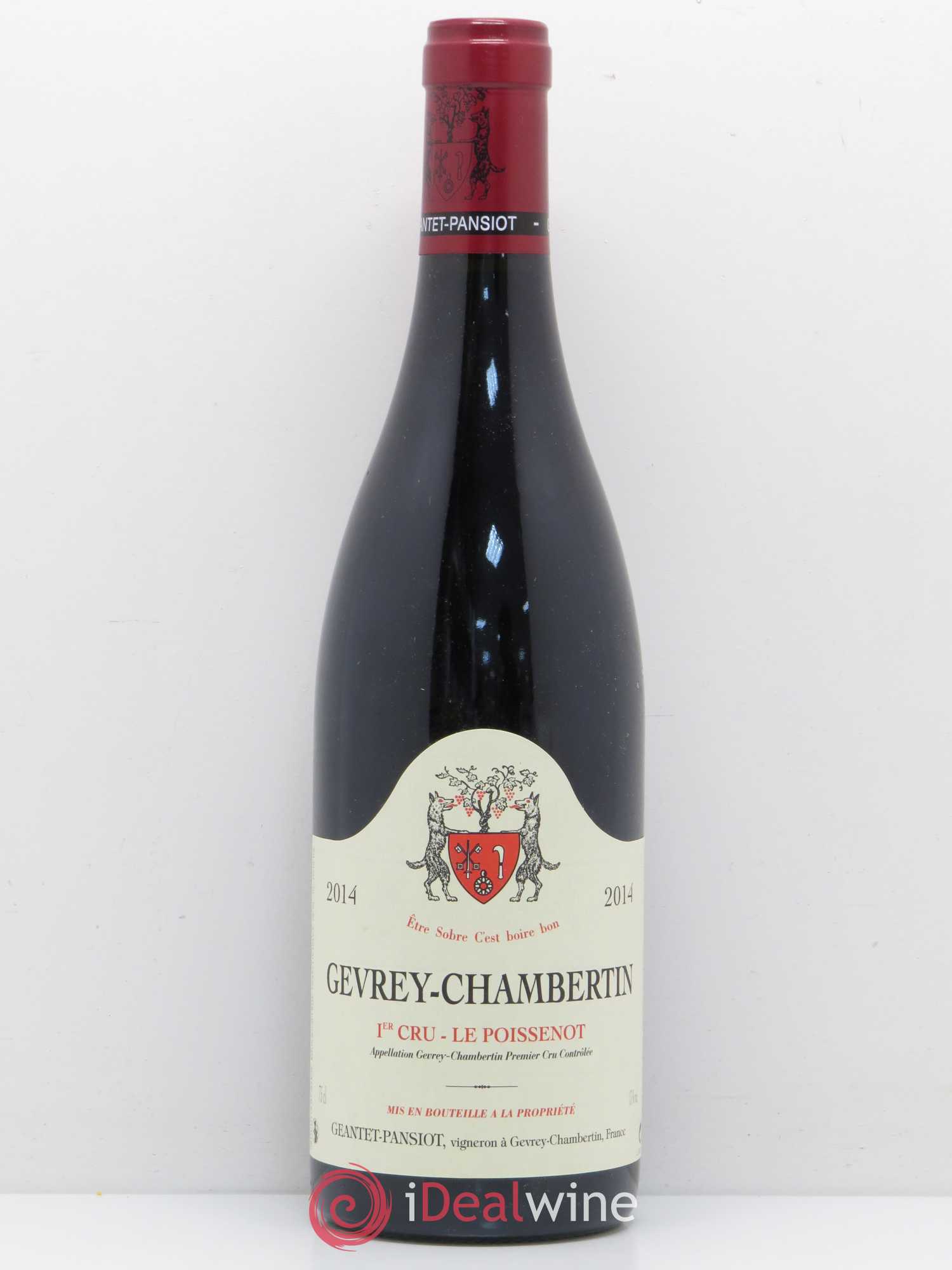 Gevrey-Chambertin 1er Cru Le Poissenot Geantet-Pansiot (sans prix de réserve) 2014 - Lot de 1 bouteille - 0