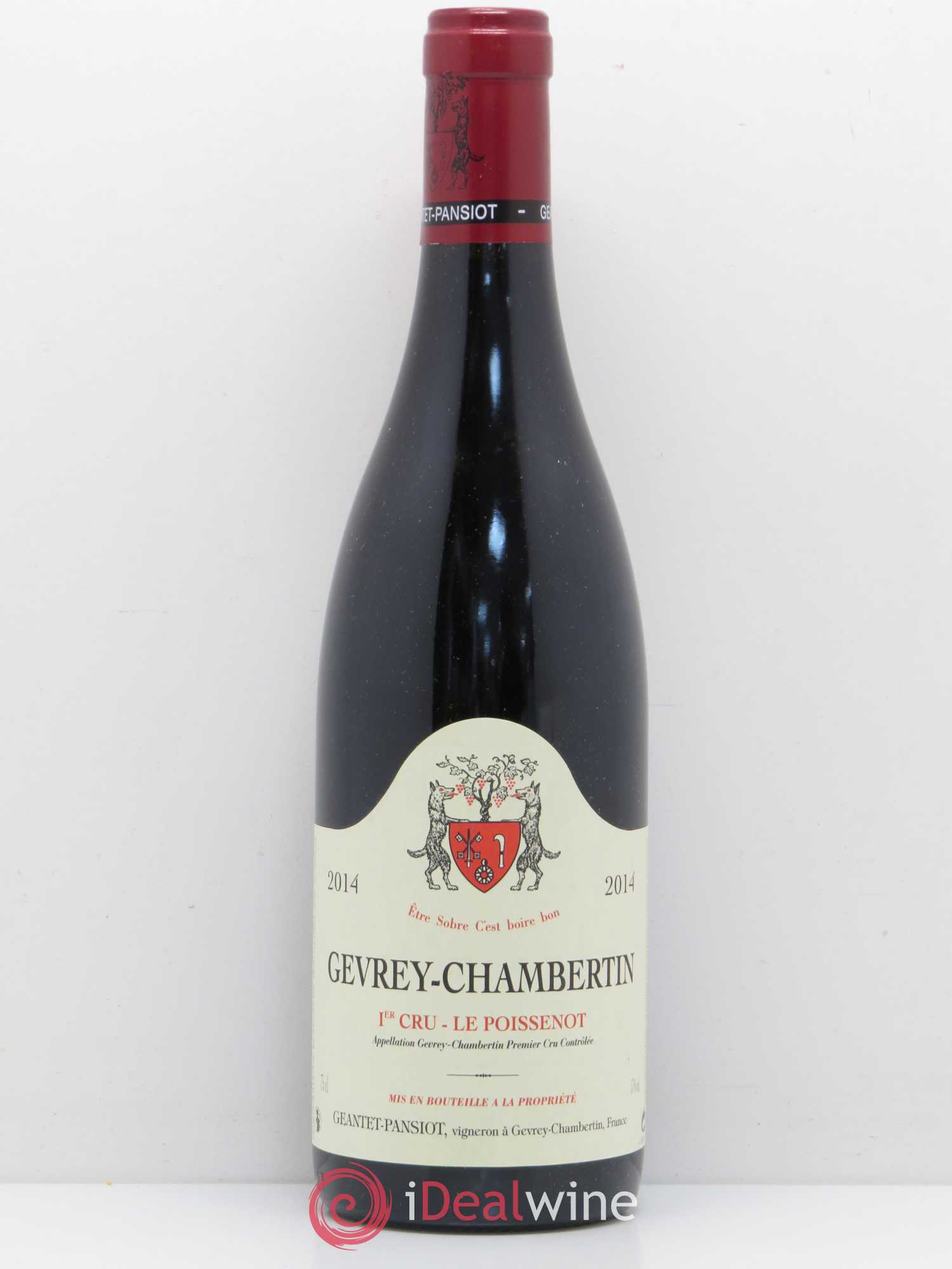 Gevrey-Chambertin 1er Cru Le Poissenot Geantet-Pansiot (sans prix de réserve) 2014 - Lot de 1 bouteille - 0