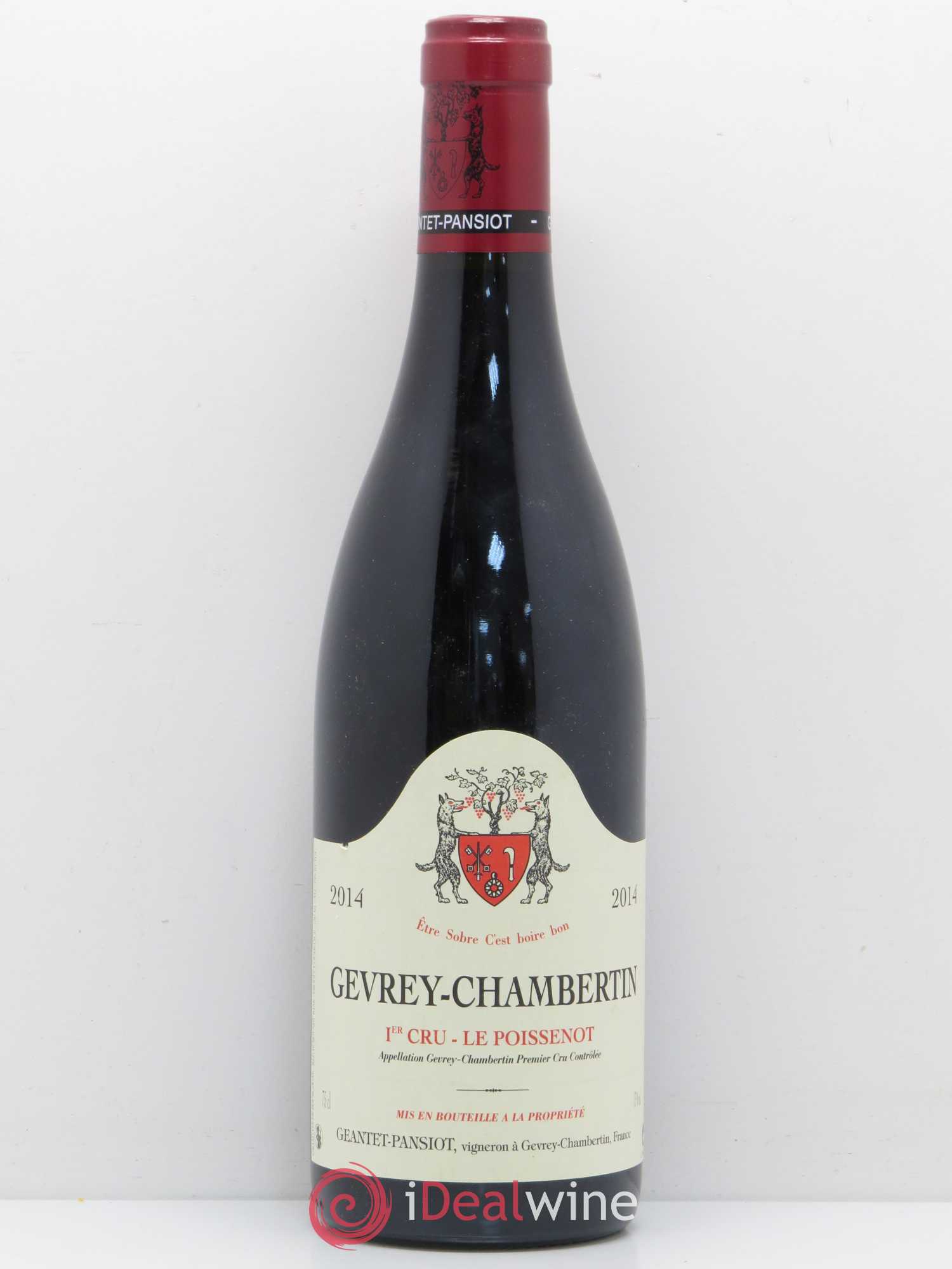 Gevrey-Chambertin 1er Cru Le Poissenot Geantet-Pansiot (sans prix de réserve) 2014 - Lot de 1 bouteille - 0