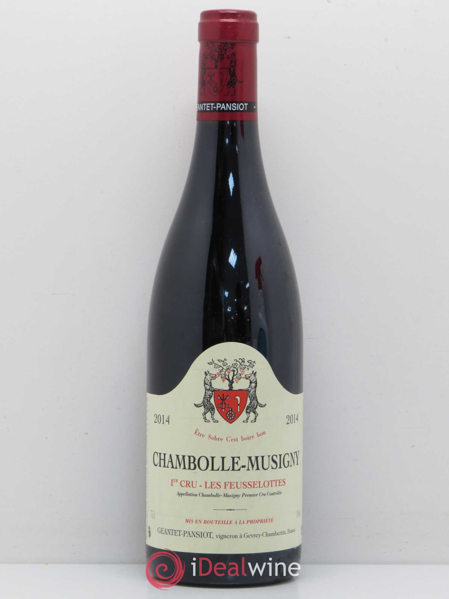 Chambolle-Musigny 1er Cru Les Feusselottes Geantet-Pansiot (senza prezzo di riserva) 2014 - Lotto di 1 bottiglia - 0