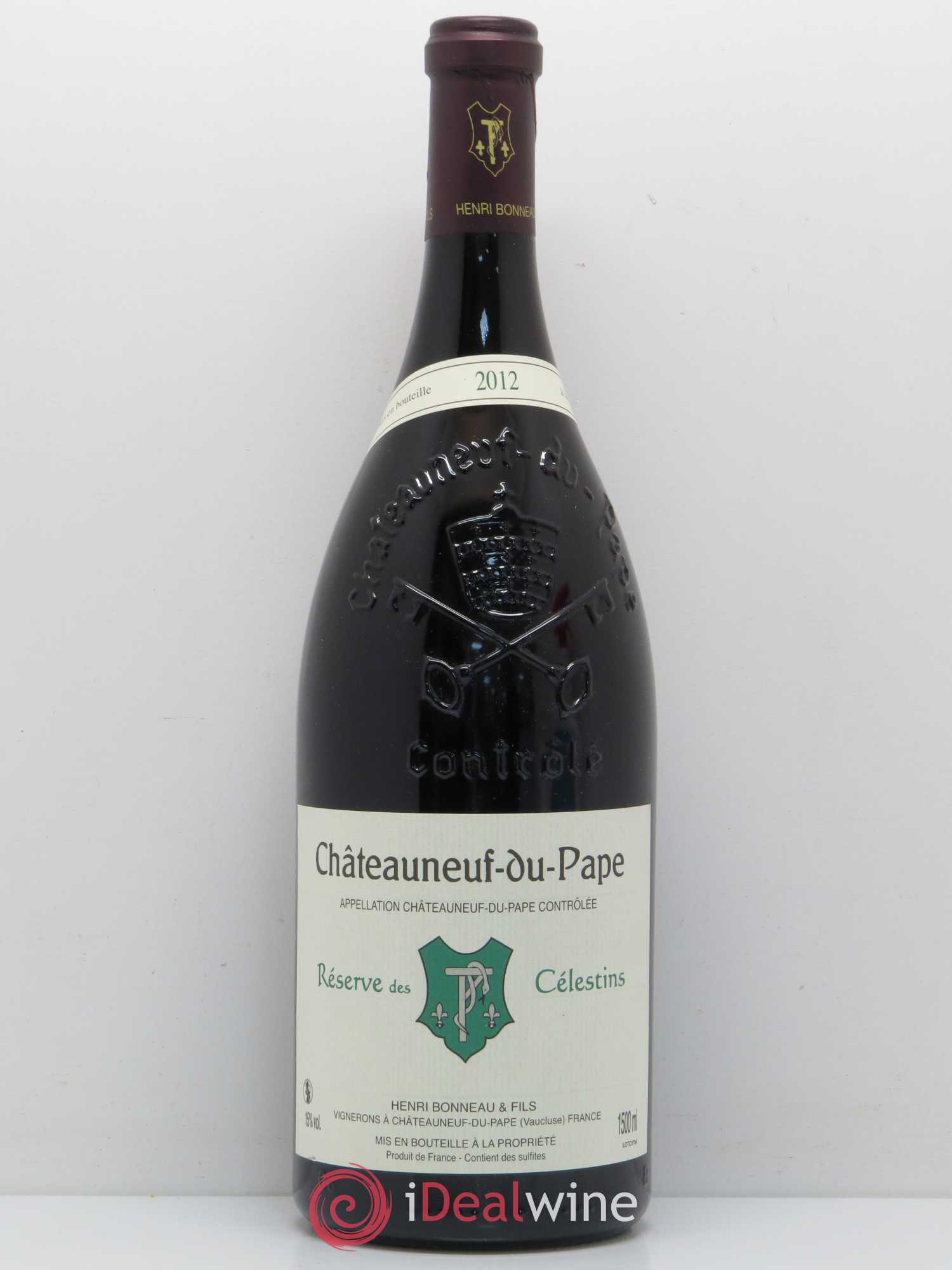 Châteauneuf-du-Pape Réserve des Célestins Henri Bonneau & Fils (sans prix de réserve) 2012 - Lot de 1 magnum - 0