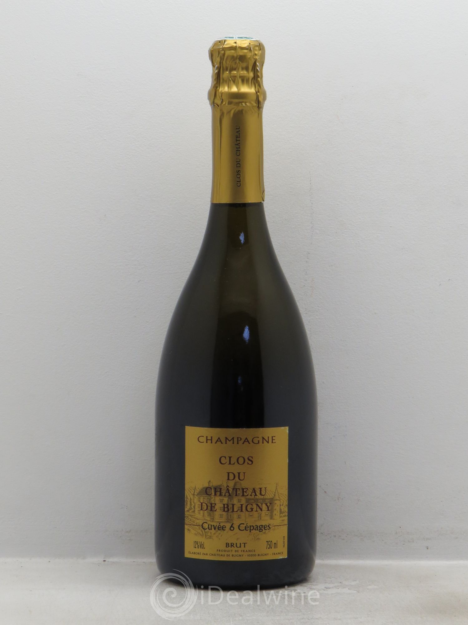 Champagne Clos du Château de Bligny Cuvée 6 Cépages Brut - Posten von 1 Flasche - 0