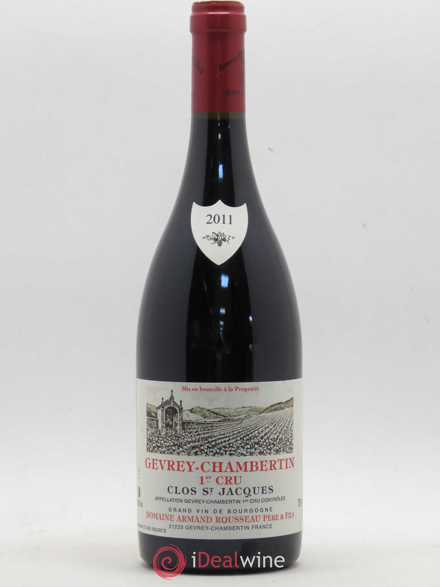 Gevrey-Chambertin 1er Cru Clos Saint-Jacques Armand Rousseau (Domaine) 2011 - Lot de 1 bouteille - 0