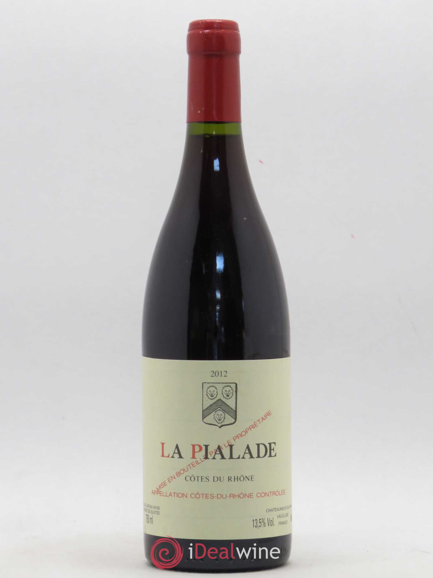 Côtes-du-Rhône La Pialade Emmanuel Reynaud 2012 - Lot de 1 bouteille - 0