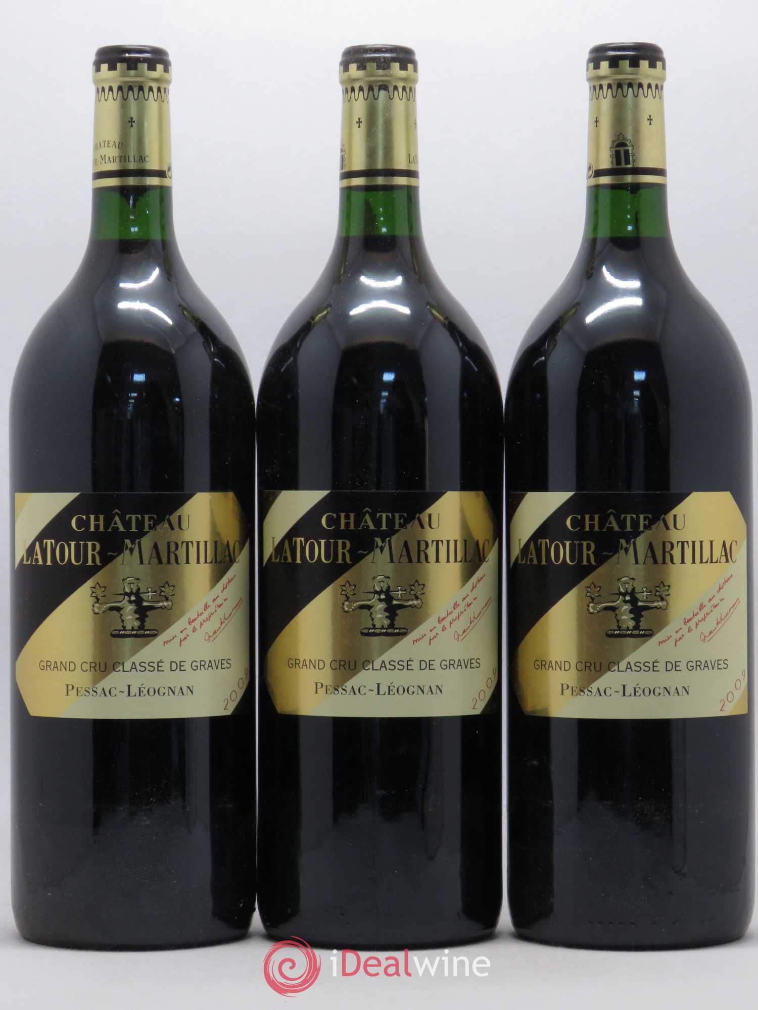 Château Latour-Martillac Cru Classé de Graves 2009 - Lot de 3 magnums - 0