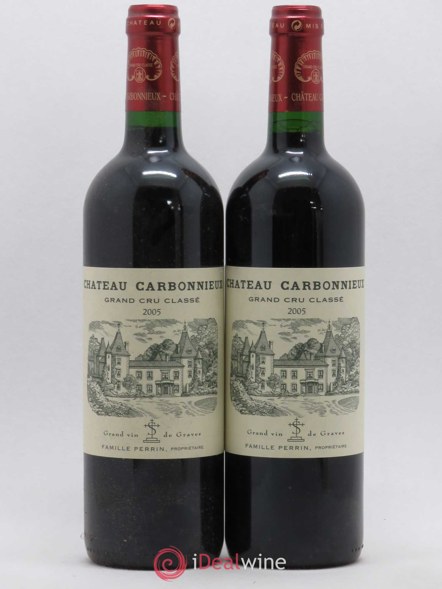Château Carbonnieux Cru Classé de Graves 2005 - Lot de 2 bouteilles - 0