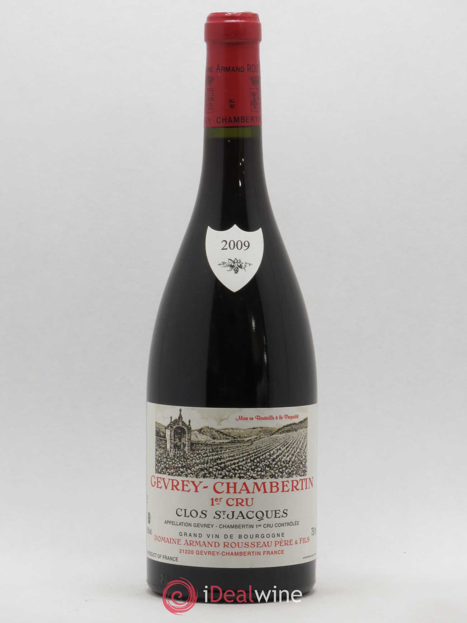 Gevrey-Chambertin 1er Cru Clos Saint-Jacques Armand Rousseau (Domaine) 2009 - Lot de 1 bouteille - 0