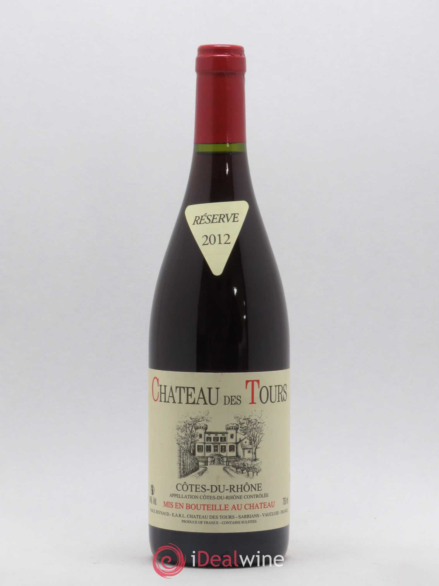 Côtes-du-Rhône Château des Tours Emmanuel Reynaud 2012 - Lot de 1 bouteille - 0