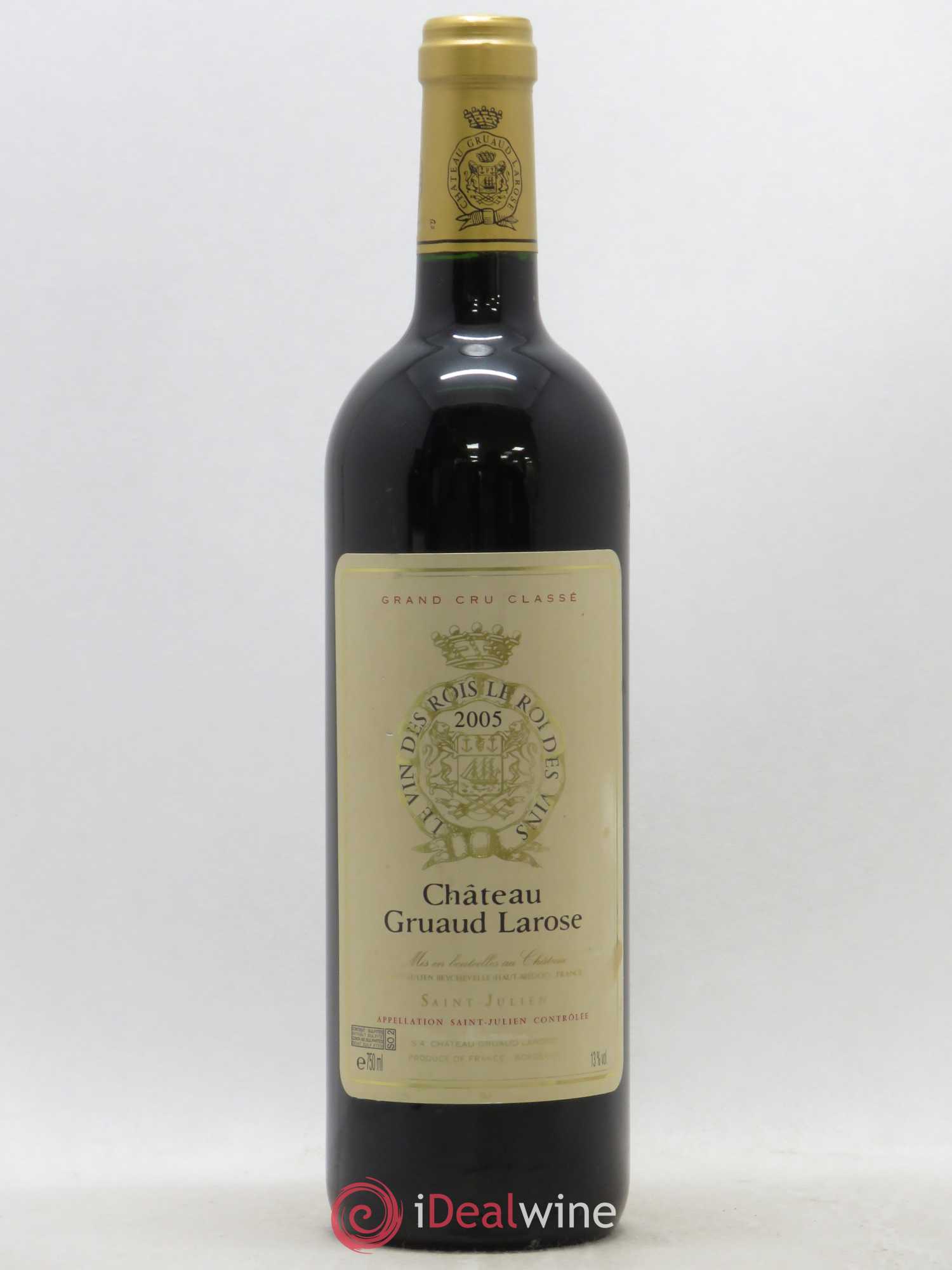 Château Gruaud Larose 2ème Grand Cru Classé 2005 - Lot de 1 bouteille - 0