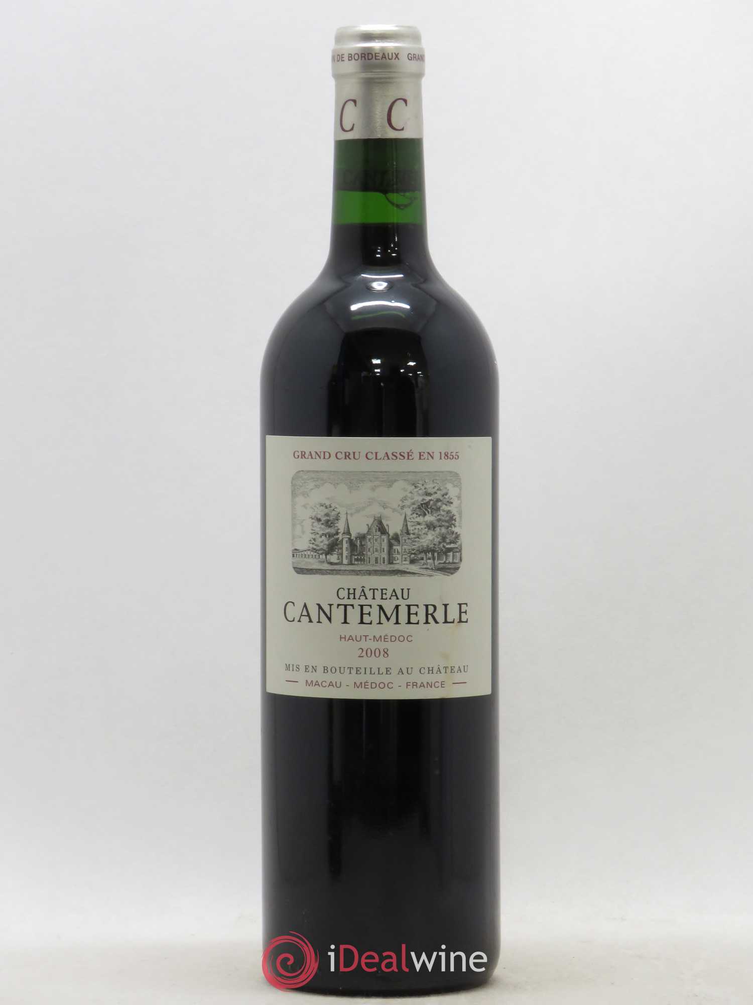 Château Cantemerle 5ème Grand Cru Classé 2008 - Lot de 1 bouteille - 0