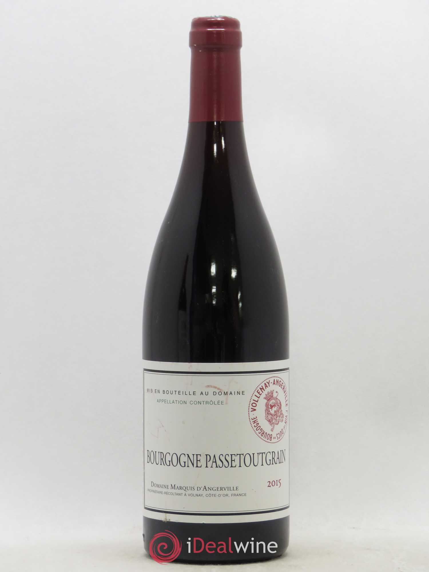 Bourgogne Passetoutgrain Marquis d'Angerville (Domaine) 2015 - Lot de 1 bouteille - 0