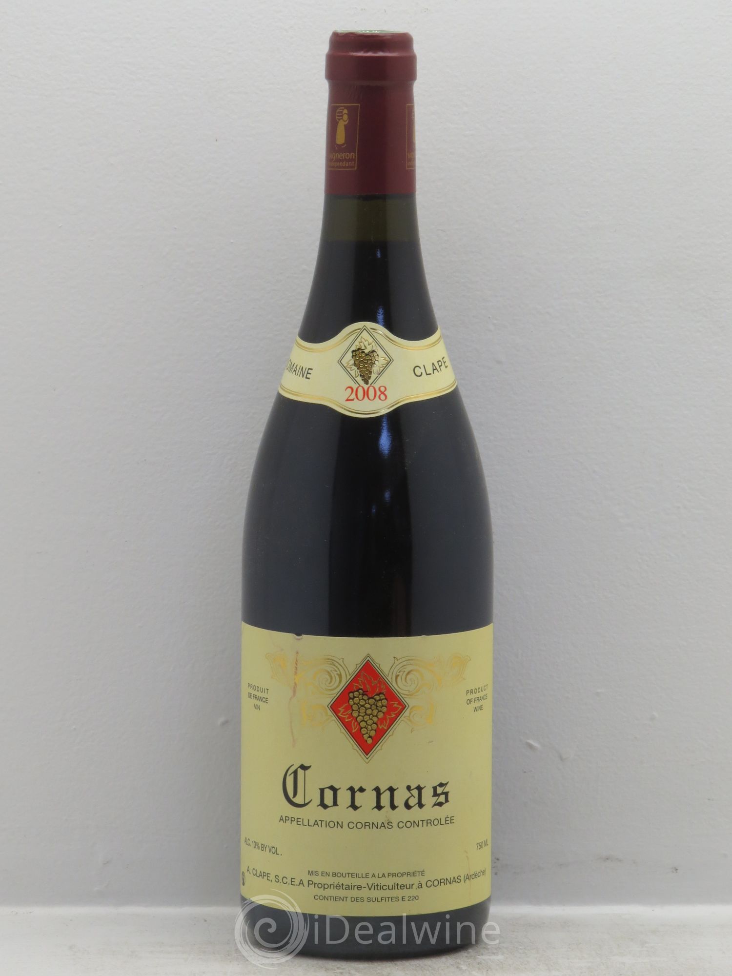 Cornas Auguste Clape 2008 - Lot de 1 bouteille - 0