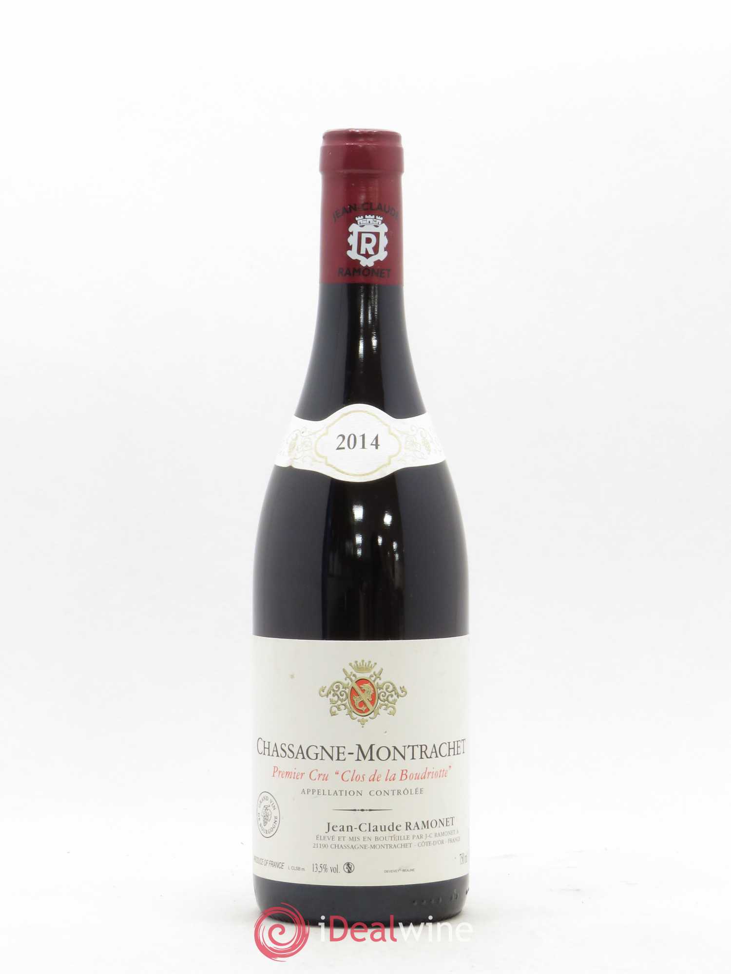Chassagne-Montrachet 1er Cru Clos de la Boudriotte Ramonet (Domaine) 2014 - Lot de 1 bouteille - 0