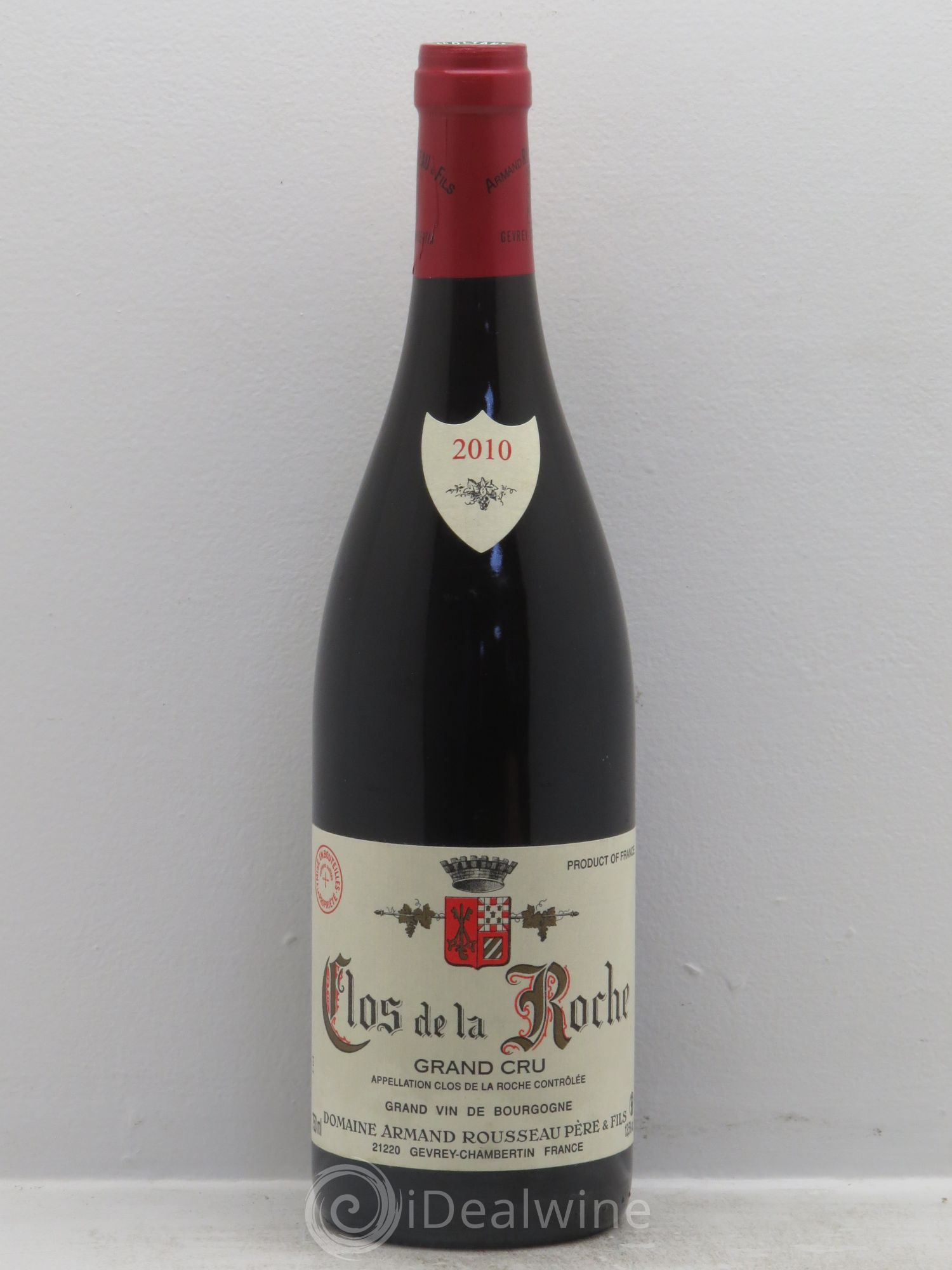 Clos de la Roche Grand Cru Armand Rousseau (Domaine) 2010 - Lot de 1 bouteille - 0