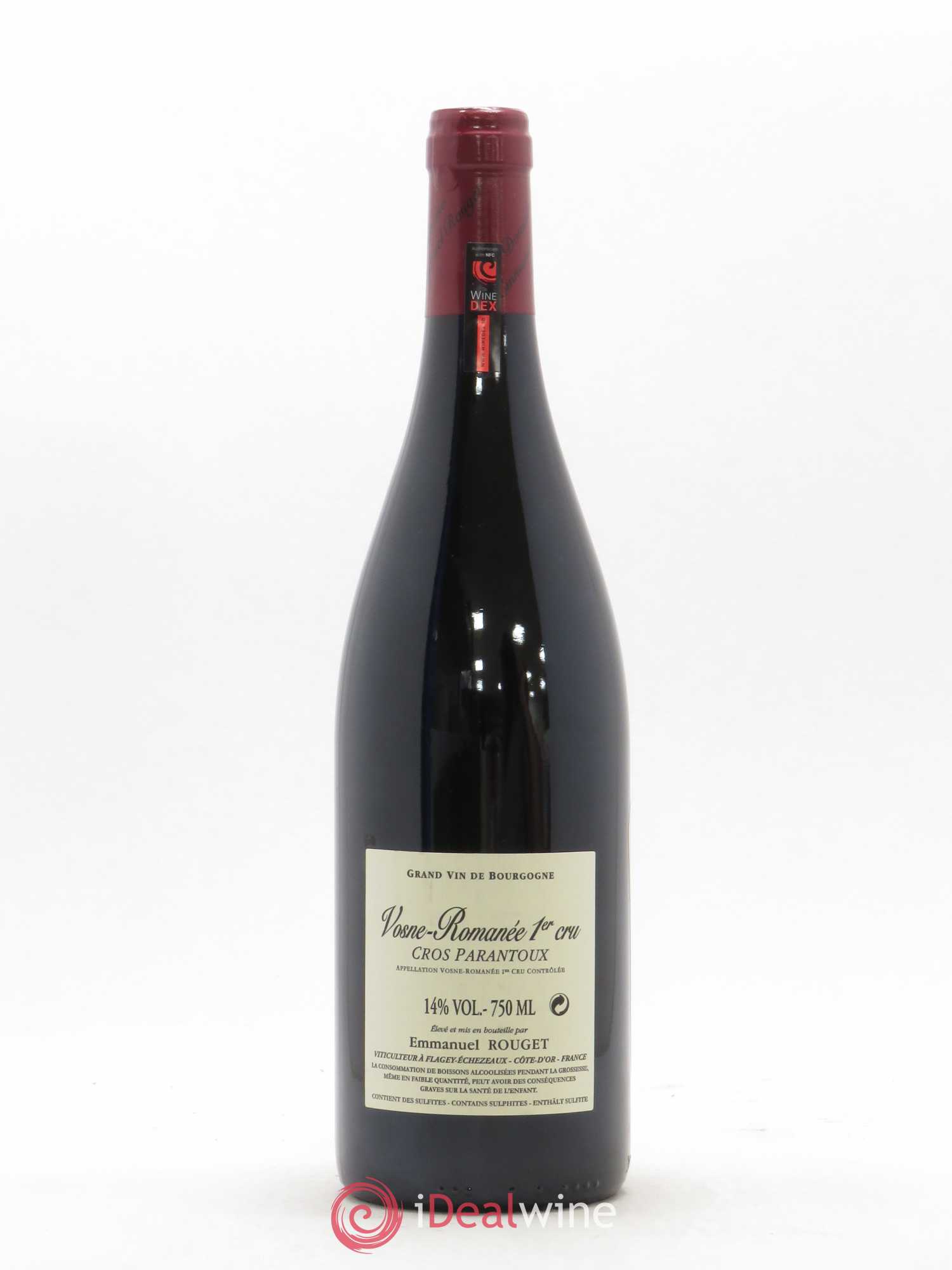 Vosne-Romanée 1er Cru Cros Parantoux Emmanuel Rouget 2016 - Lot de 1 bouteille - 1