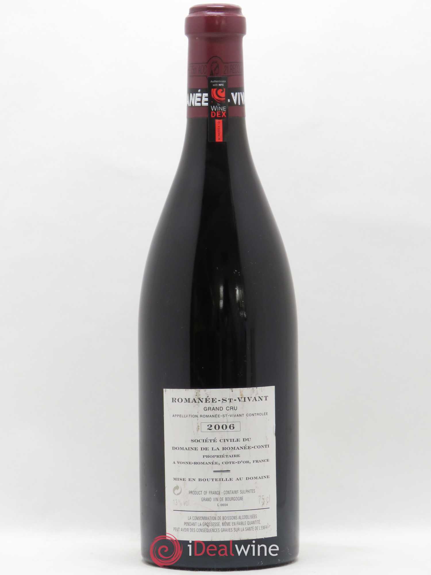 Romanée-Saint-Vivant Grand Cru Domaine de la Romanée-Conti 2006 - Lot de 1 bouteille - 1