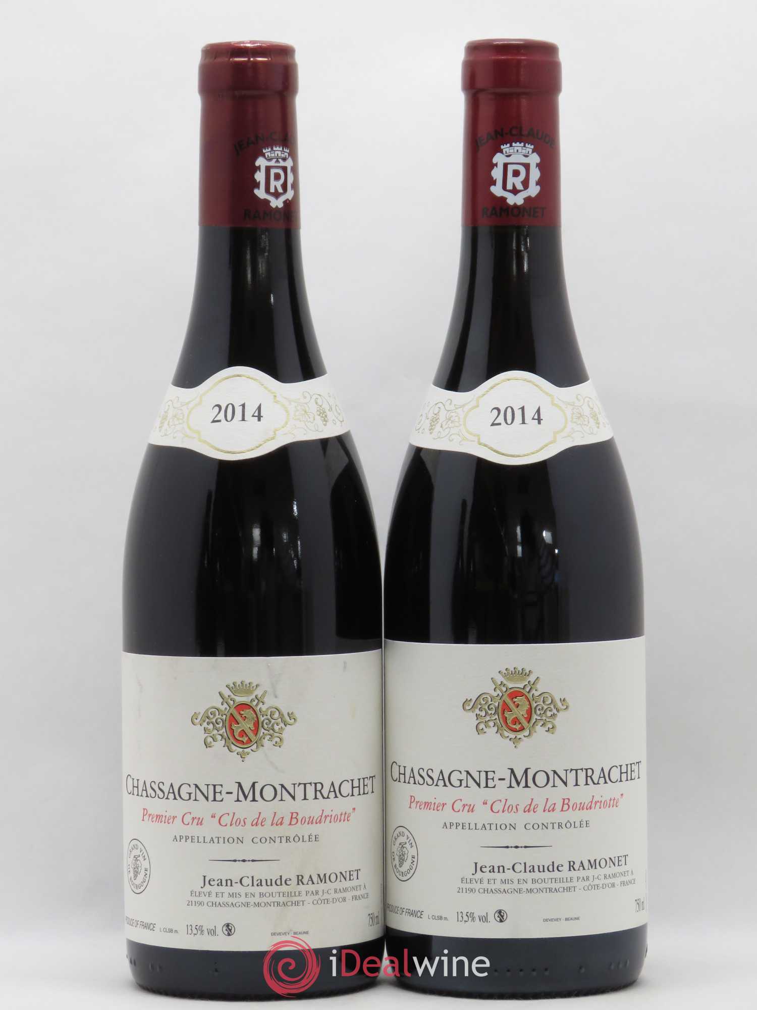 Chassagne-Montrachet 1er Cru Clos de la Boudriotte Ramonet (Domaine) (sans prix de réserve) 2014 - Lot de 2 bouteilles - 0