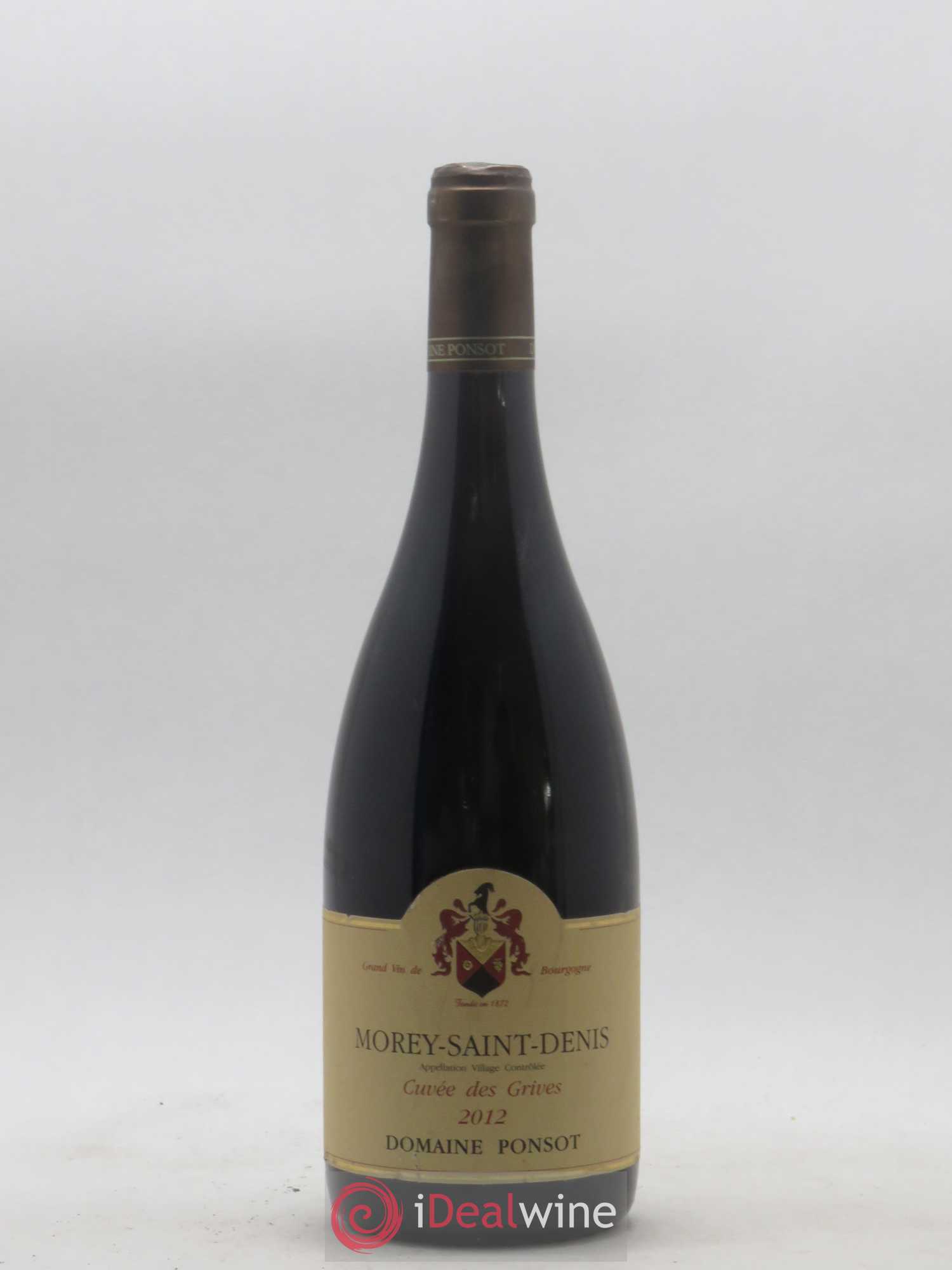 Morey-Saint-Denis Cuvée des Grives Ponsot (Domaine) (sans prix de réserve) 2012 - Lot de 1 bouteille - 0