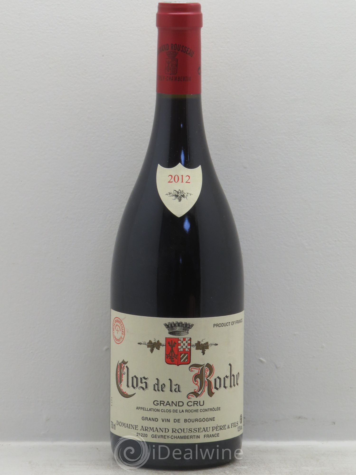 Clos de la Roche Grand Cru Armand Rousseau (Domaine) 2012 - Lot de 1 bouteille - 0