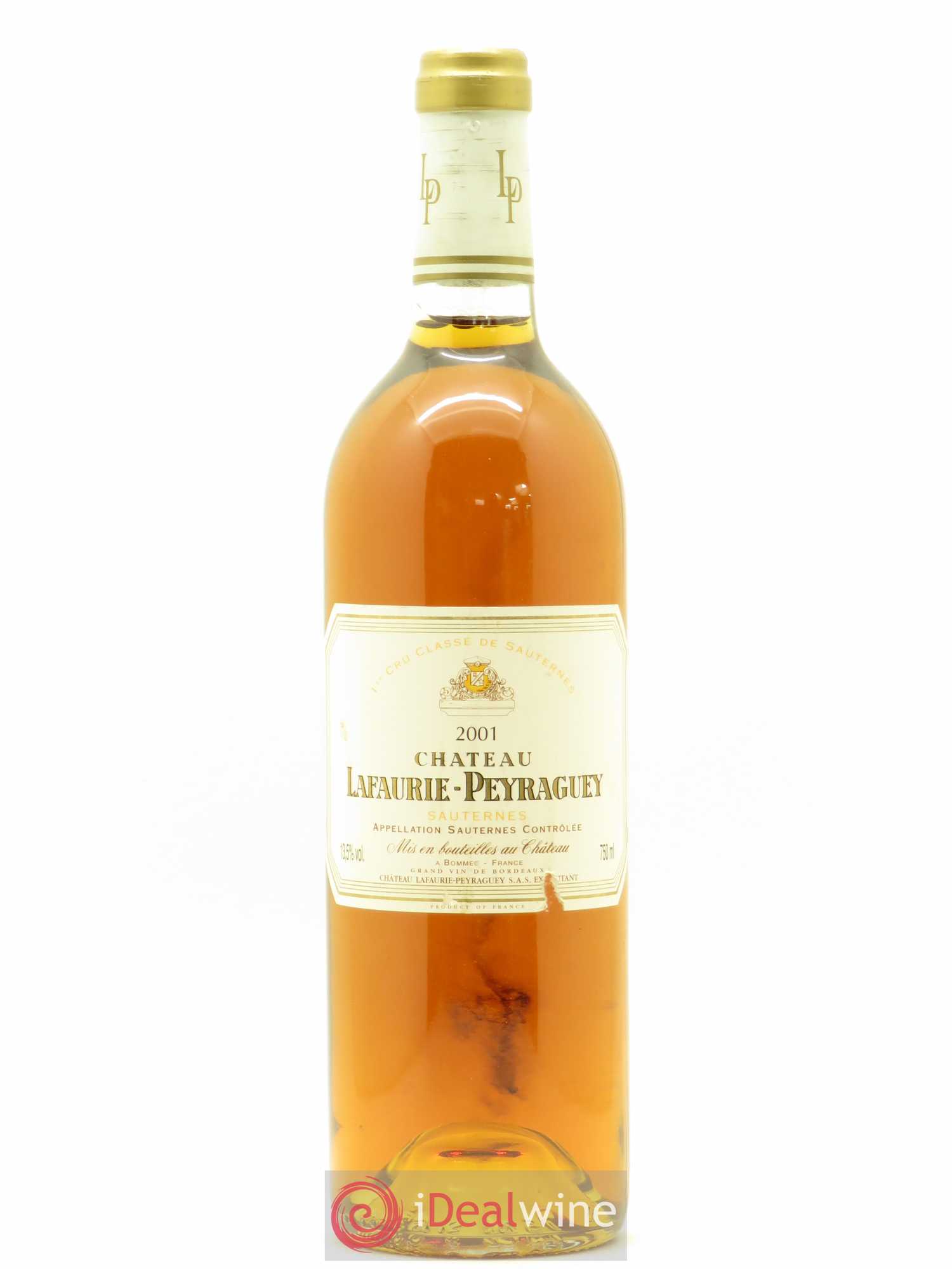Château Lafaurie-Peyraguey 1er Grand Cru Classé 2001 - Lotto di 1 bottiglia - 0
