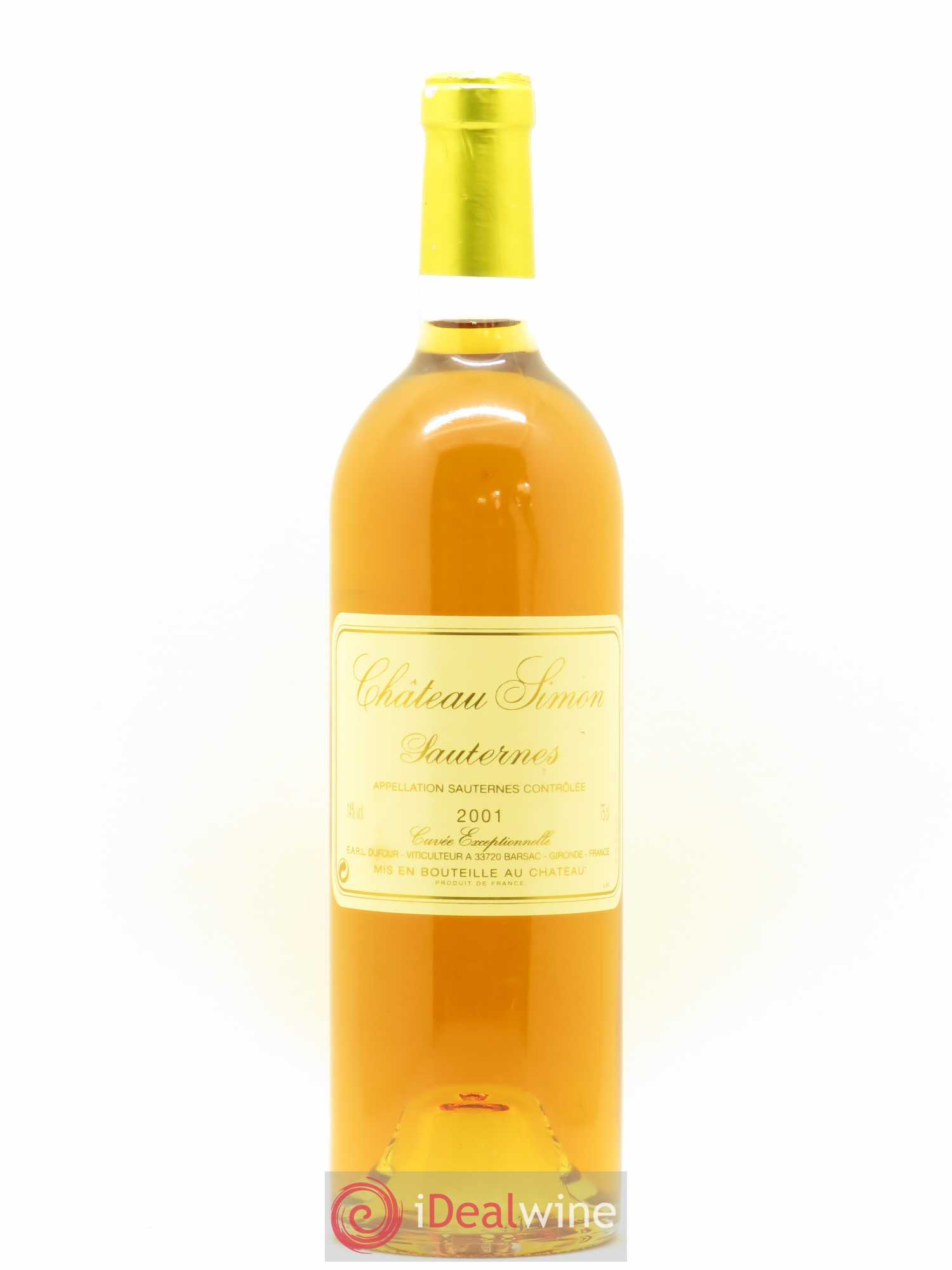Château Simon (senza prezzo di riserva) 2001 - Lotto di 1 bottiglia - 0