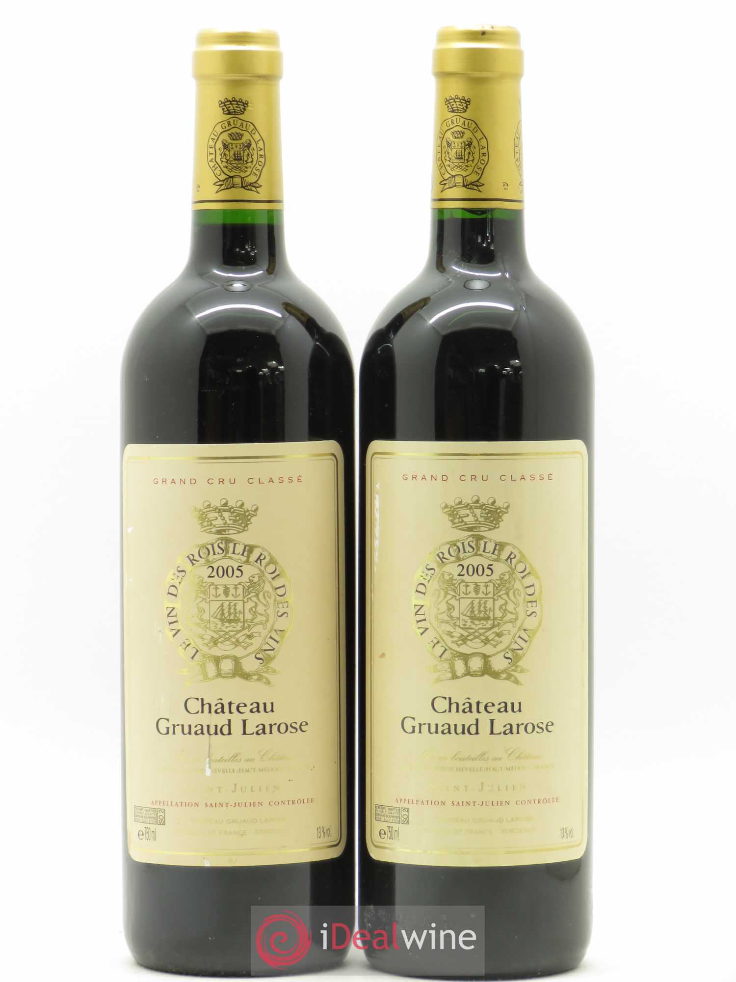 Château Gruaud Larose 2ème Grand Cru Classé 2005 - Lot de 2 bouteilles - 0