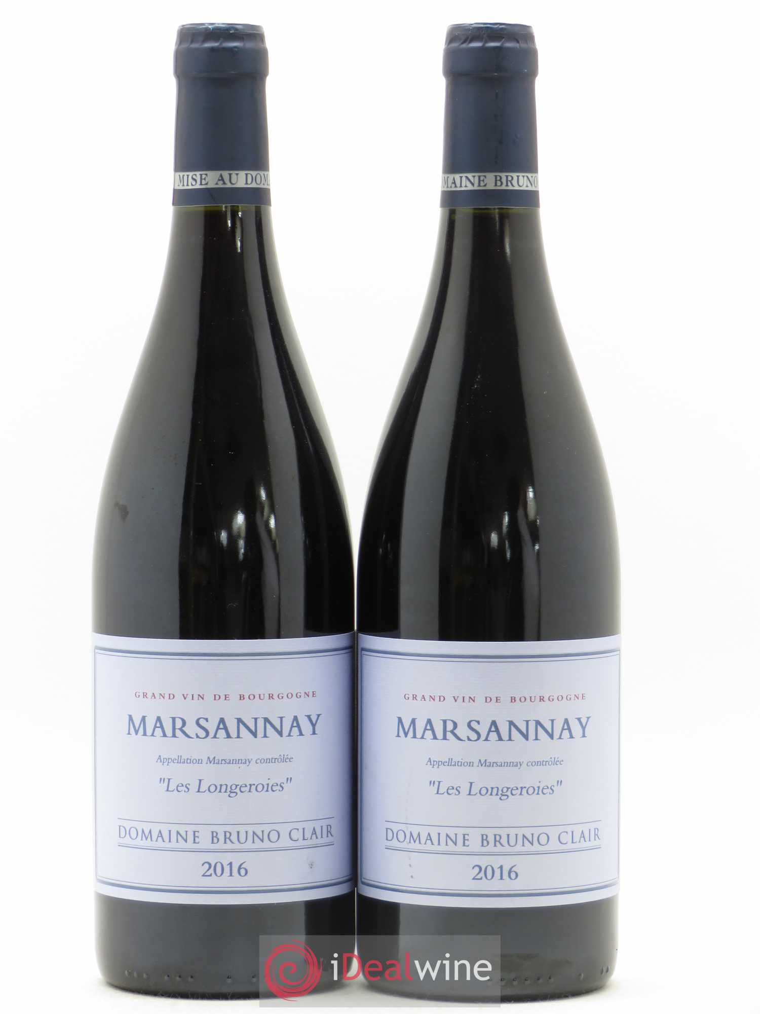 Marsannay Les Longeroies Bruno Clair (Domaine) 2016 - Lot de 2 bouteilles - 0