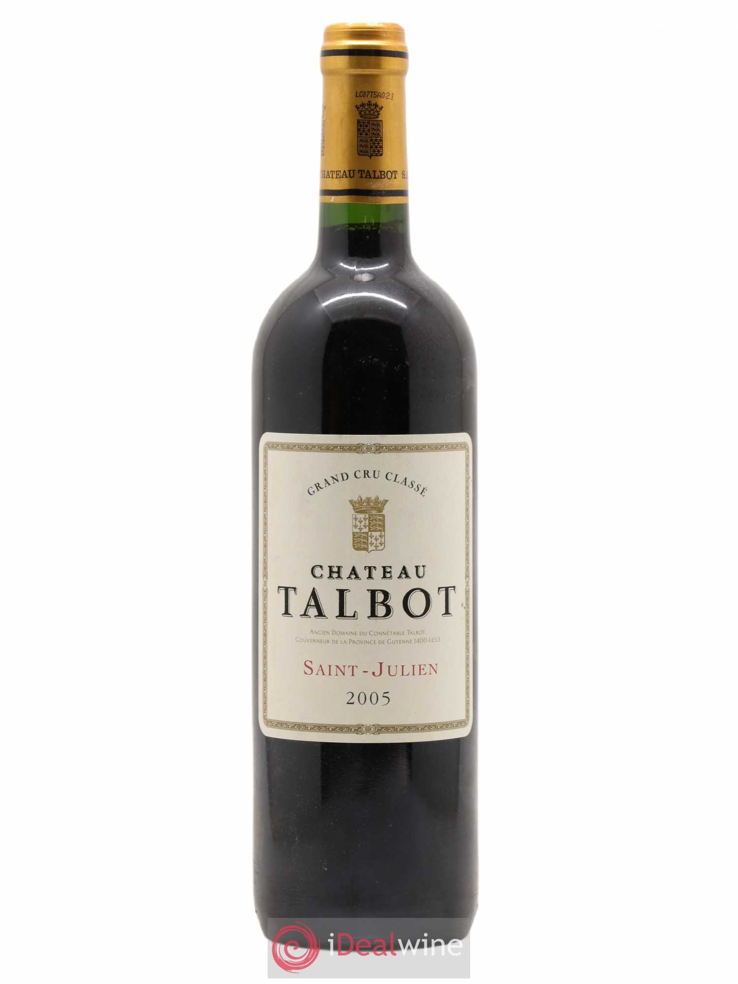 Château Talbot 4ème Grand Cru Classé 2005 - Lot de 1 bouteille - 0