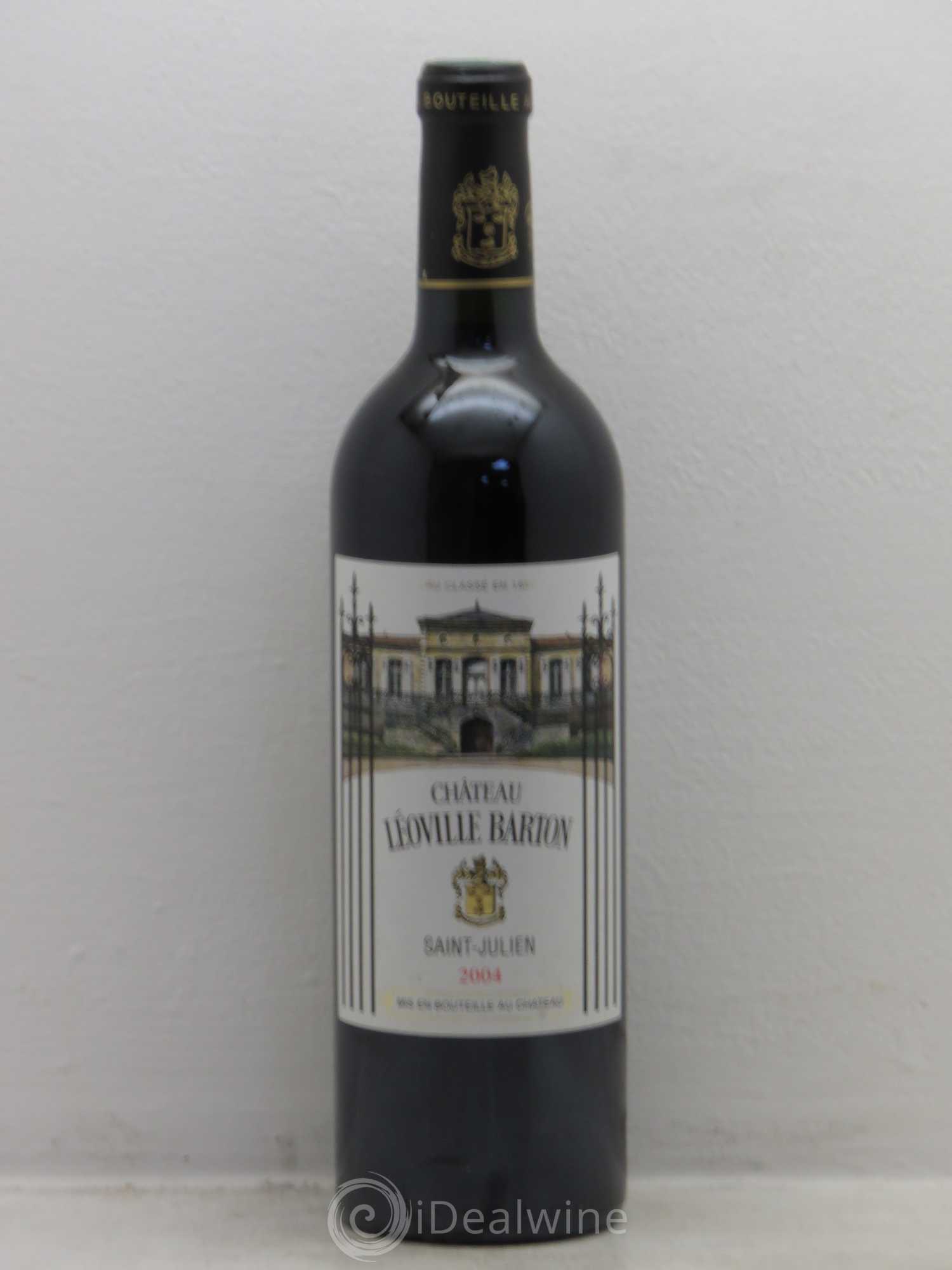 Château Léoville Barton 2ème Grand Cru Classé 2004 - Lot de 1 bouteille - 0