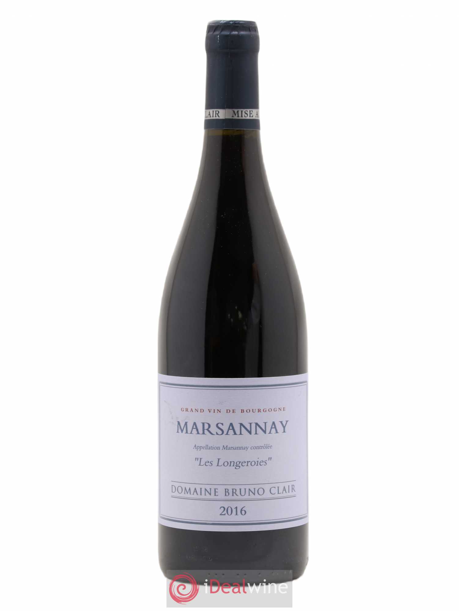 Marsannay Les Longeroies Bruno Clair (Domaine) 2016 - Lot de 1 bouteille - 0