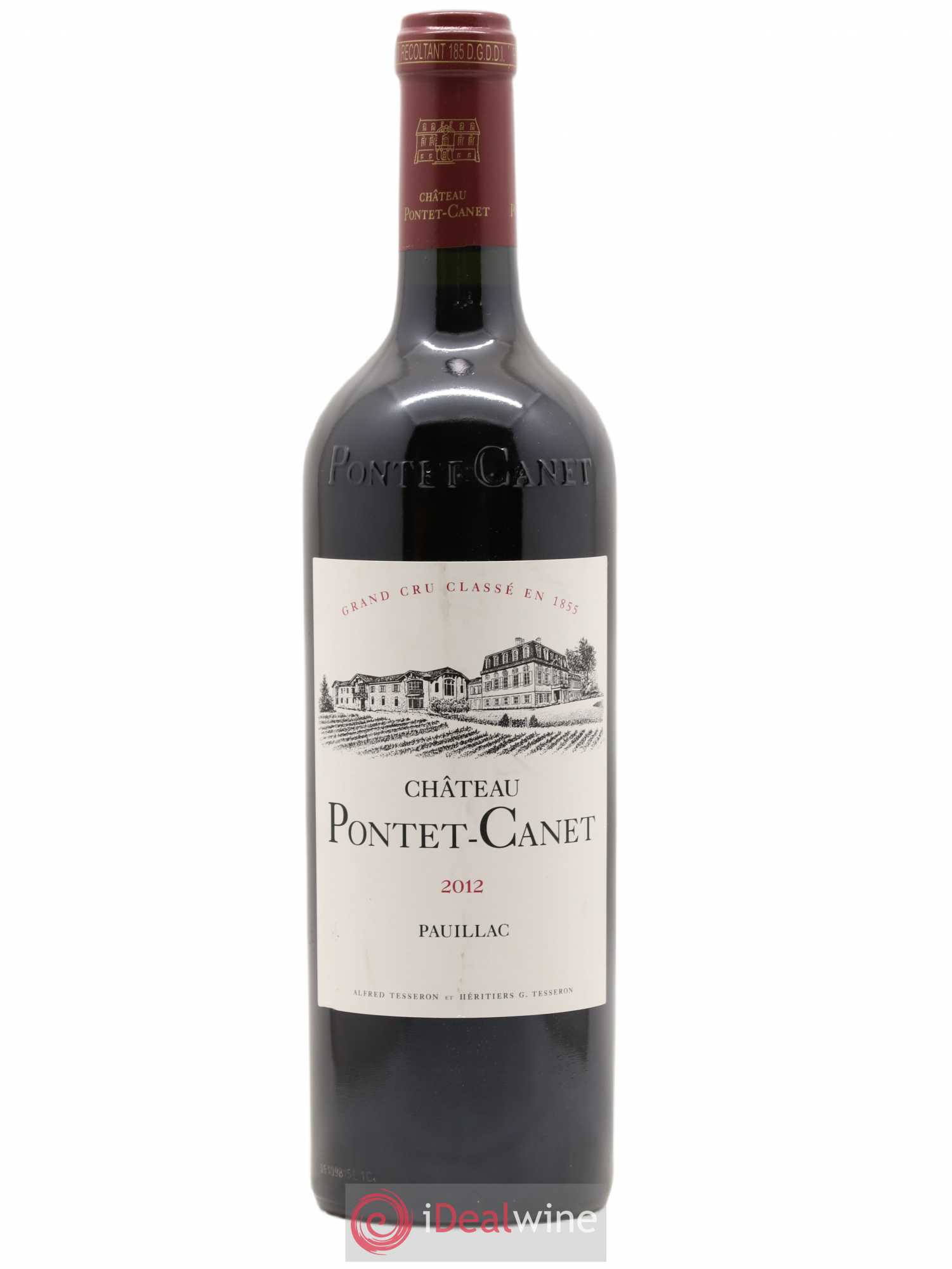Château Pontet Canet 5ème Grand Cru Classé 2012 - Lot de 1 bouteille - 0