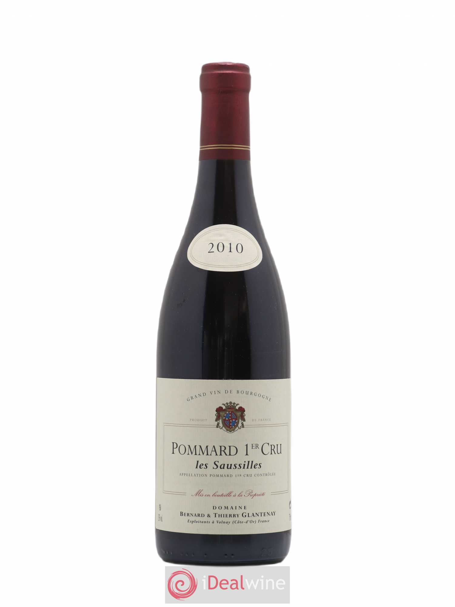 Pommard 1er Cru Les Saussilles Bernard et Thierry Glantenay (Domaine) (sans prix de réserve) 2010 - Lot de 1 bouteille - 0