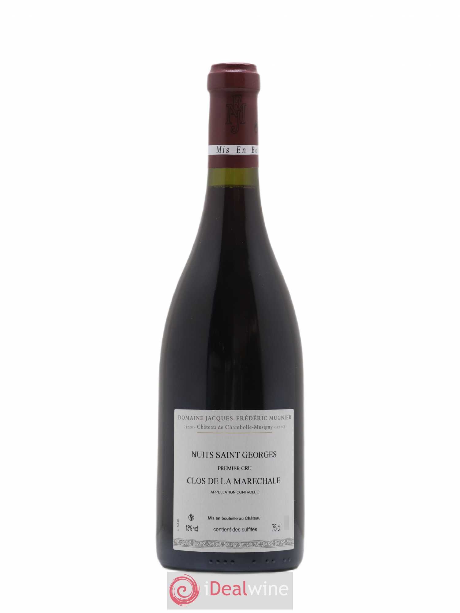 Nuits-Saint-Georges 1er Cru Clos de La Maréchale Jacques-Frédéric Mugnier 2010 - Lot de 1 bouteille - 1
